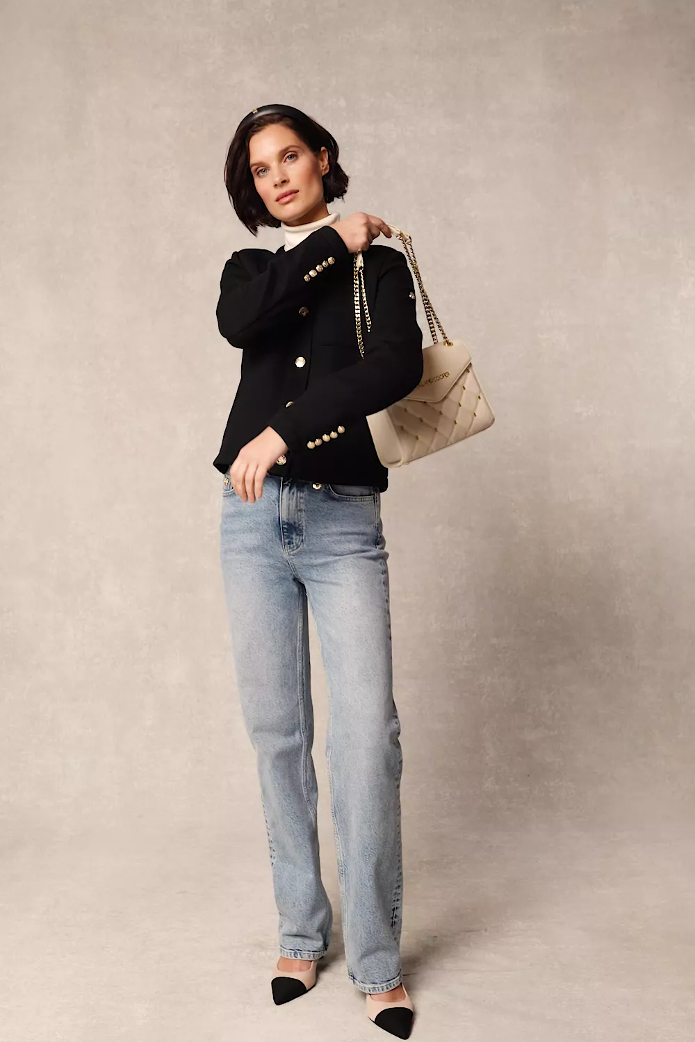 Chloe Jersey Jacket (Black)