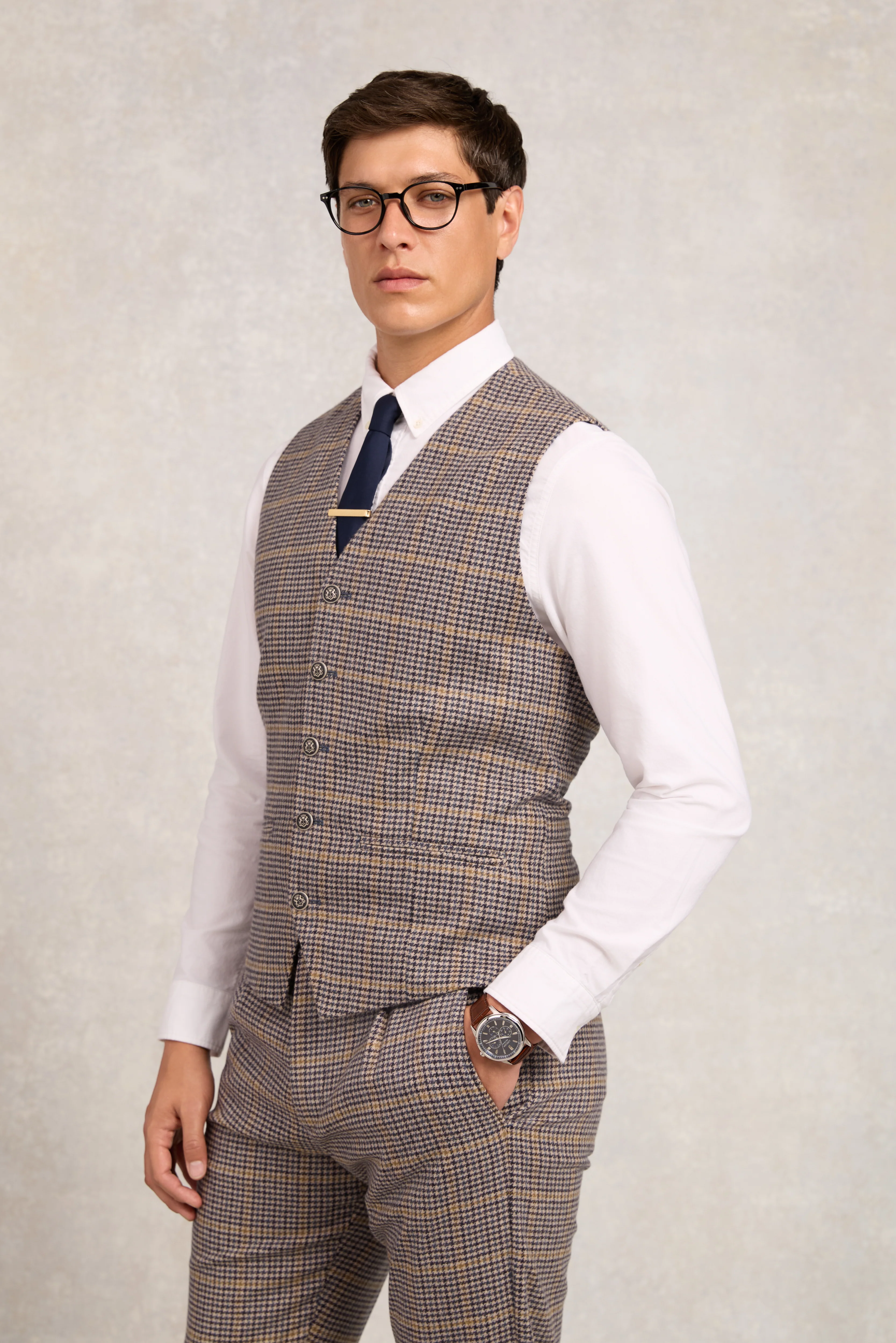 St James Waistcoat (Prince of Wales Navy)