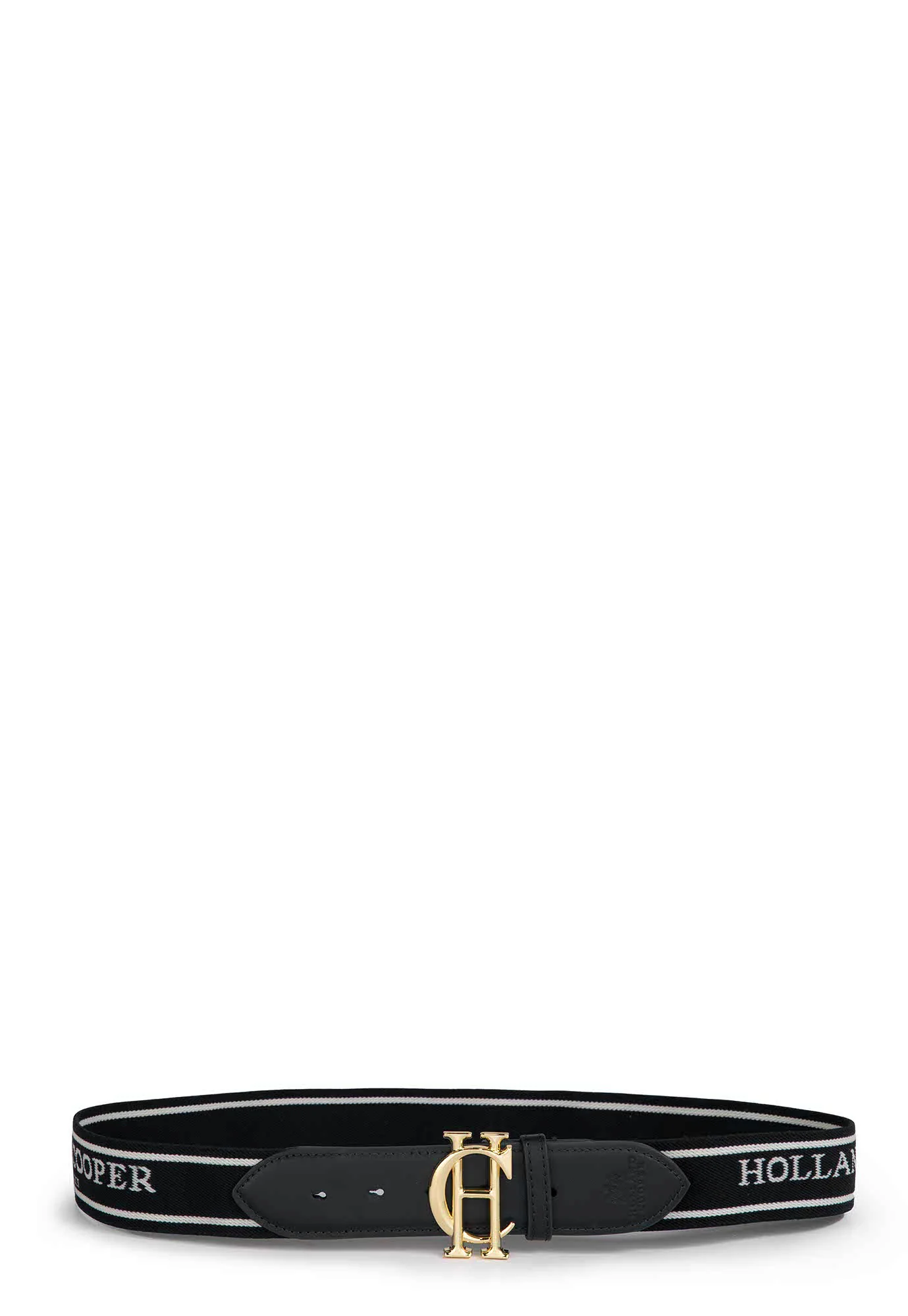 Burghley Logo Riding Belt (Black)