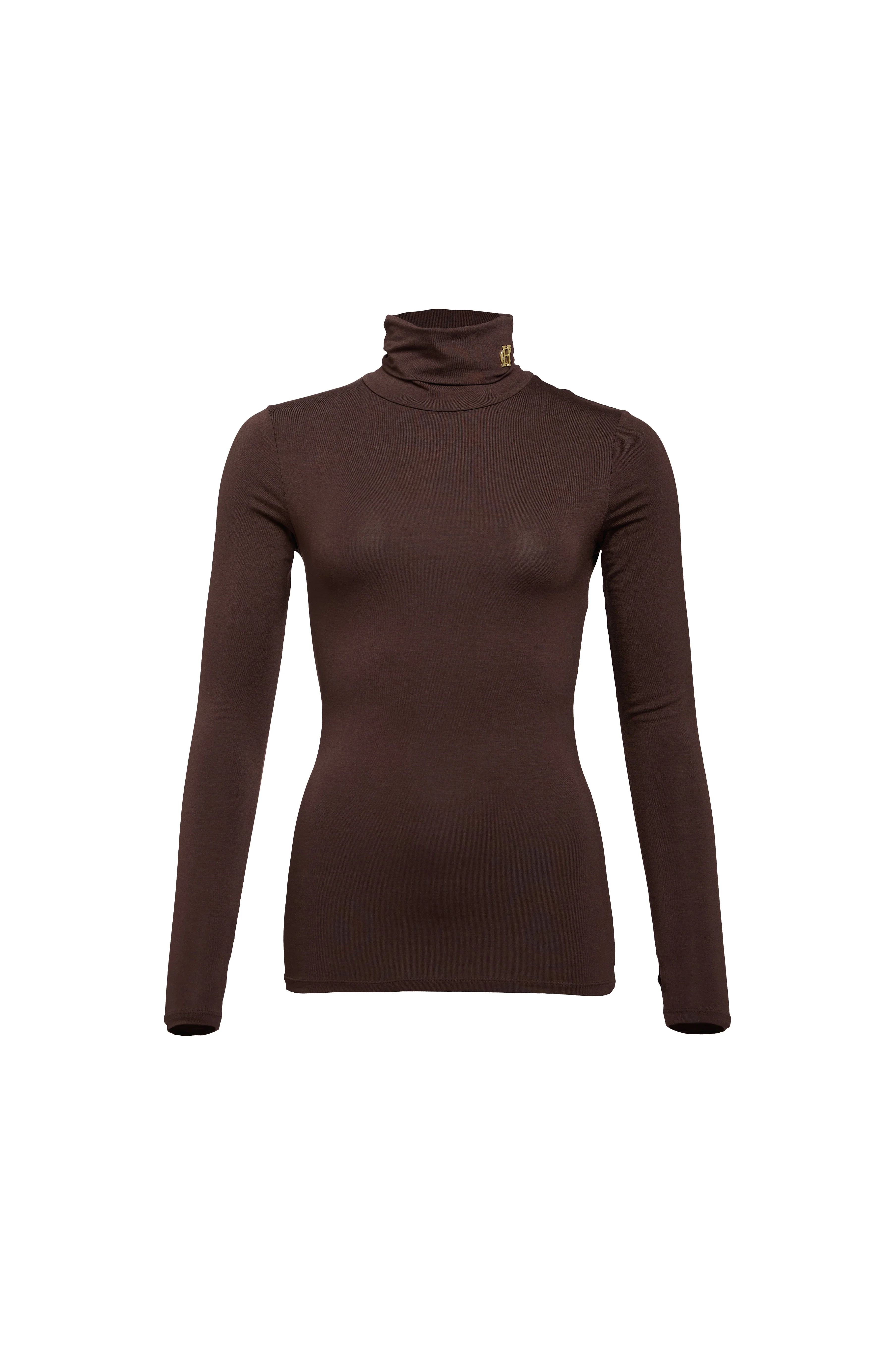 Paige Roll Neck (Chocolate)