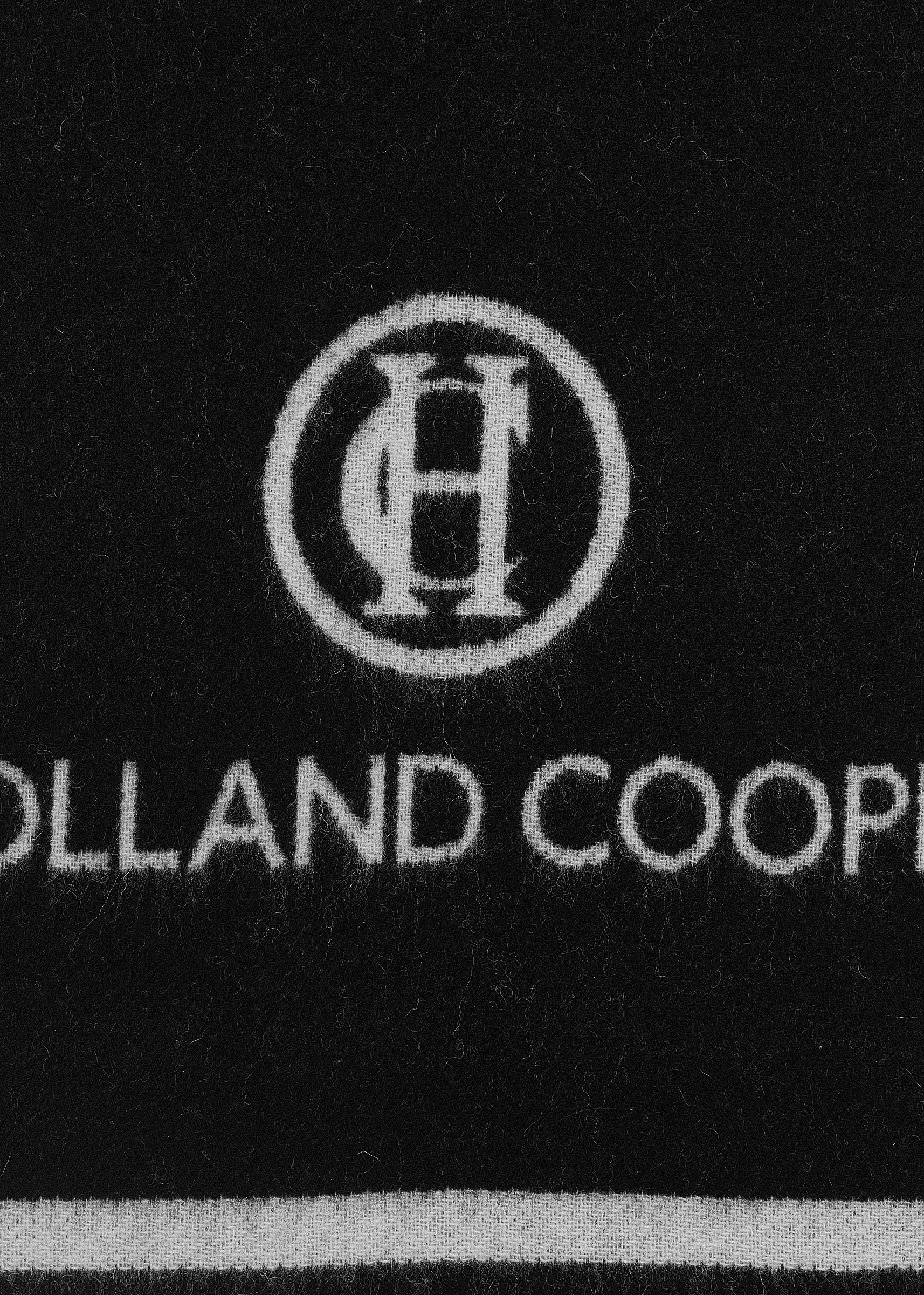 Regency Monogram Scarf (Black White)