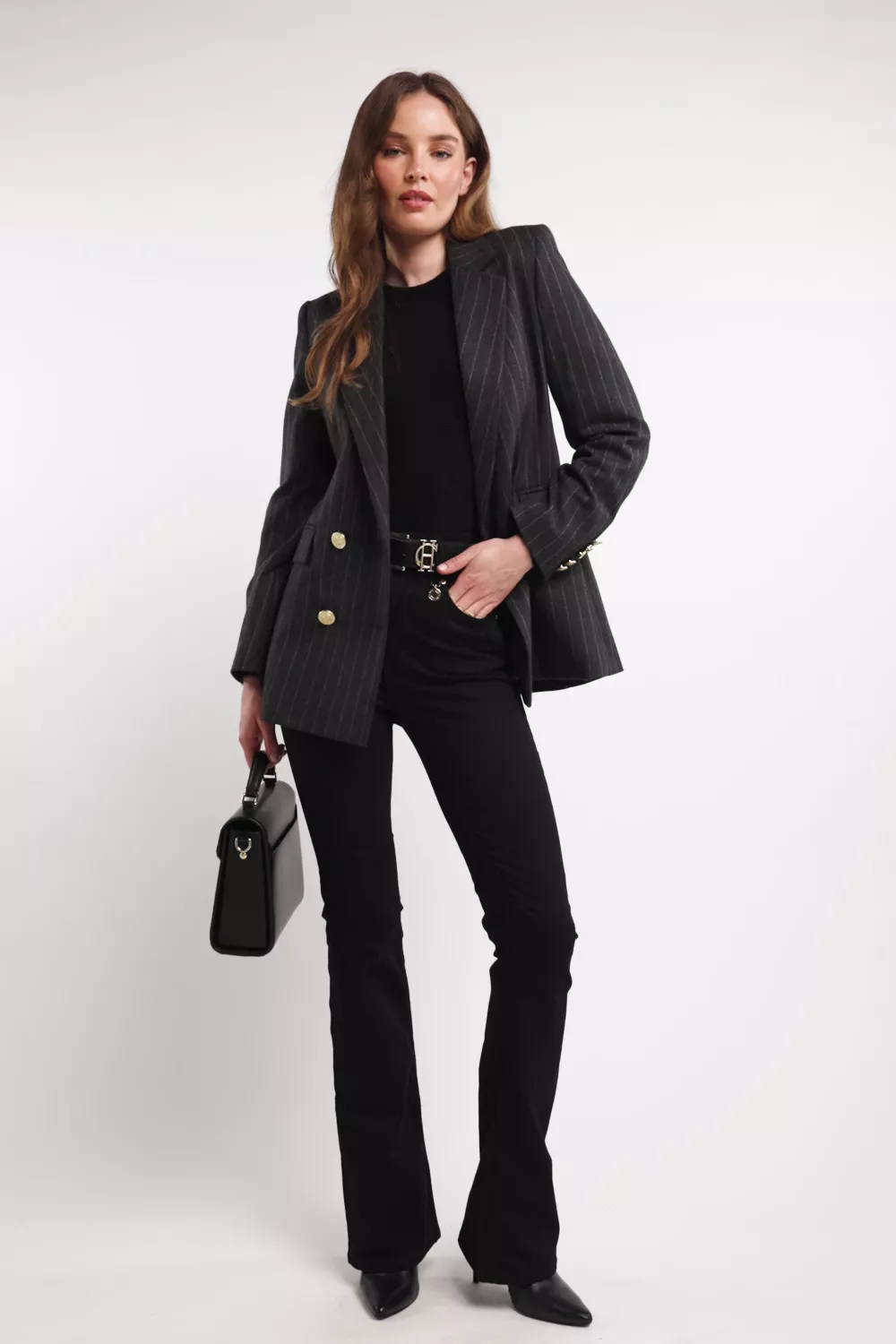 Amy Crew Neck Knit (Black)