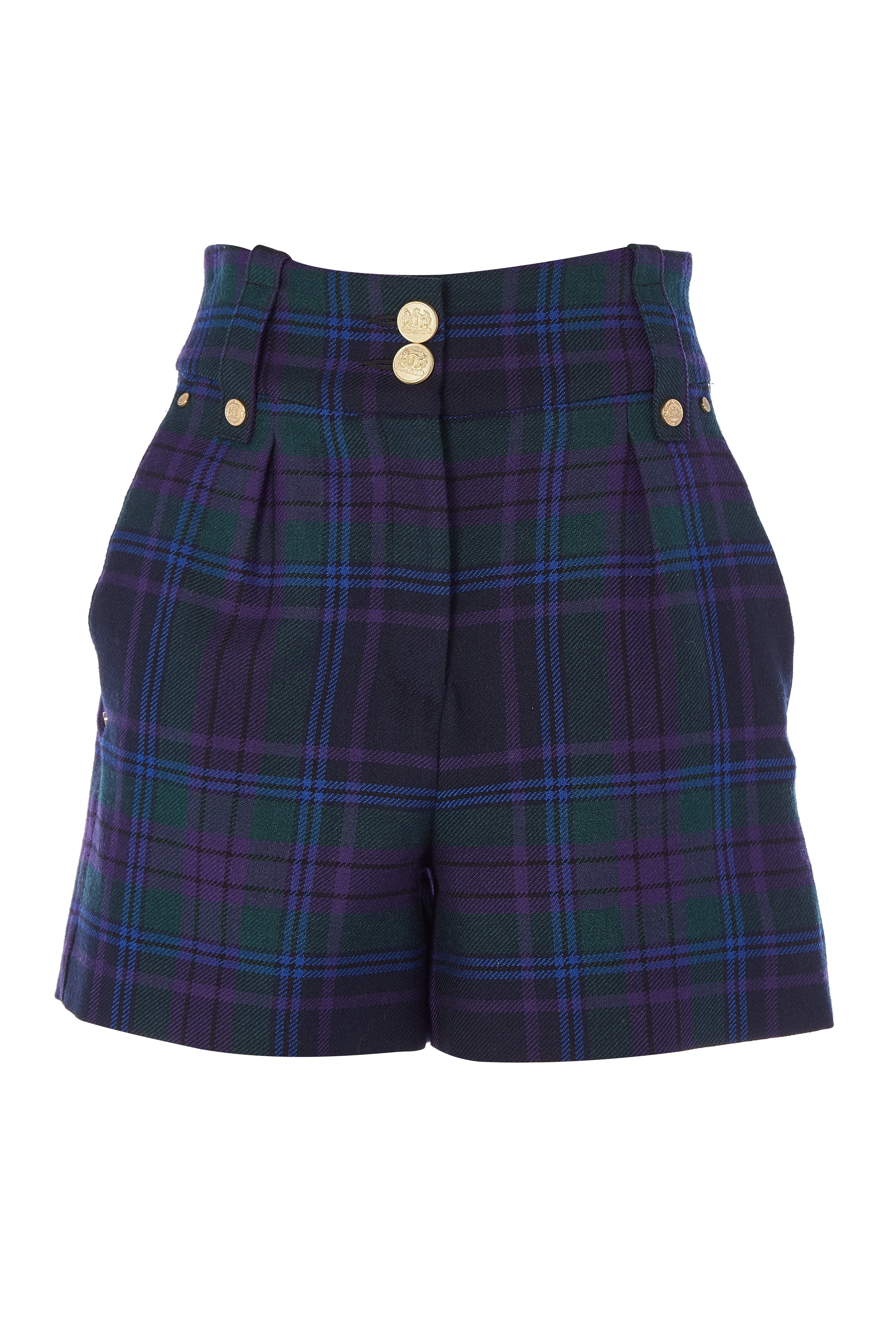 Luxe Tailored Short (Heather Tartan)