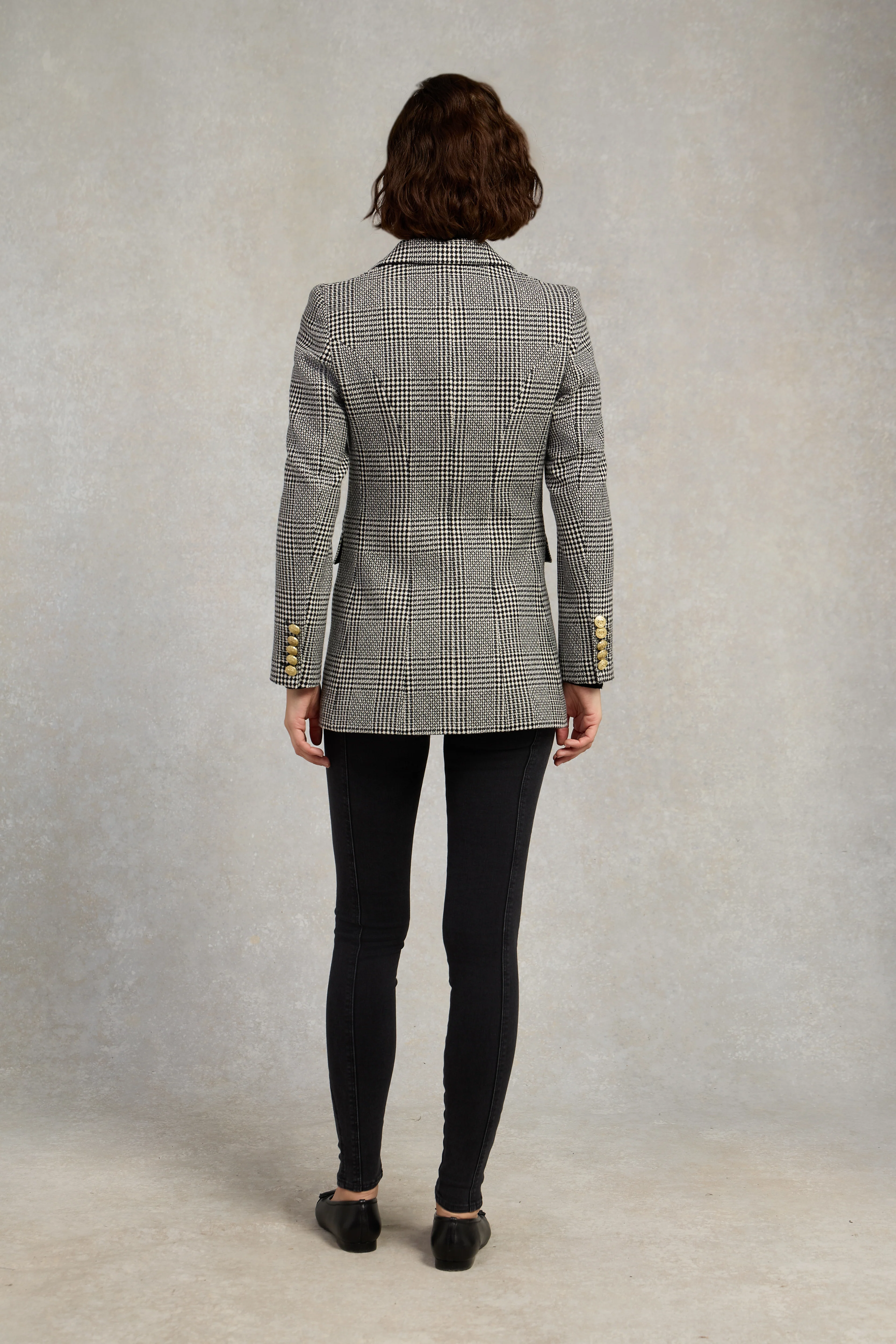 Double Breasted Blazer (Prince of Wales Mono)