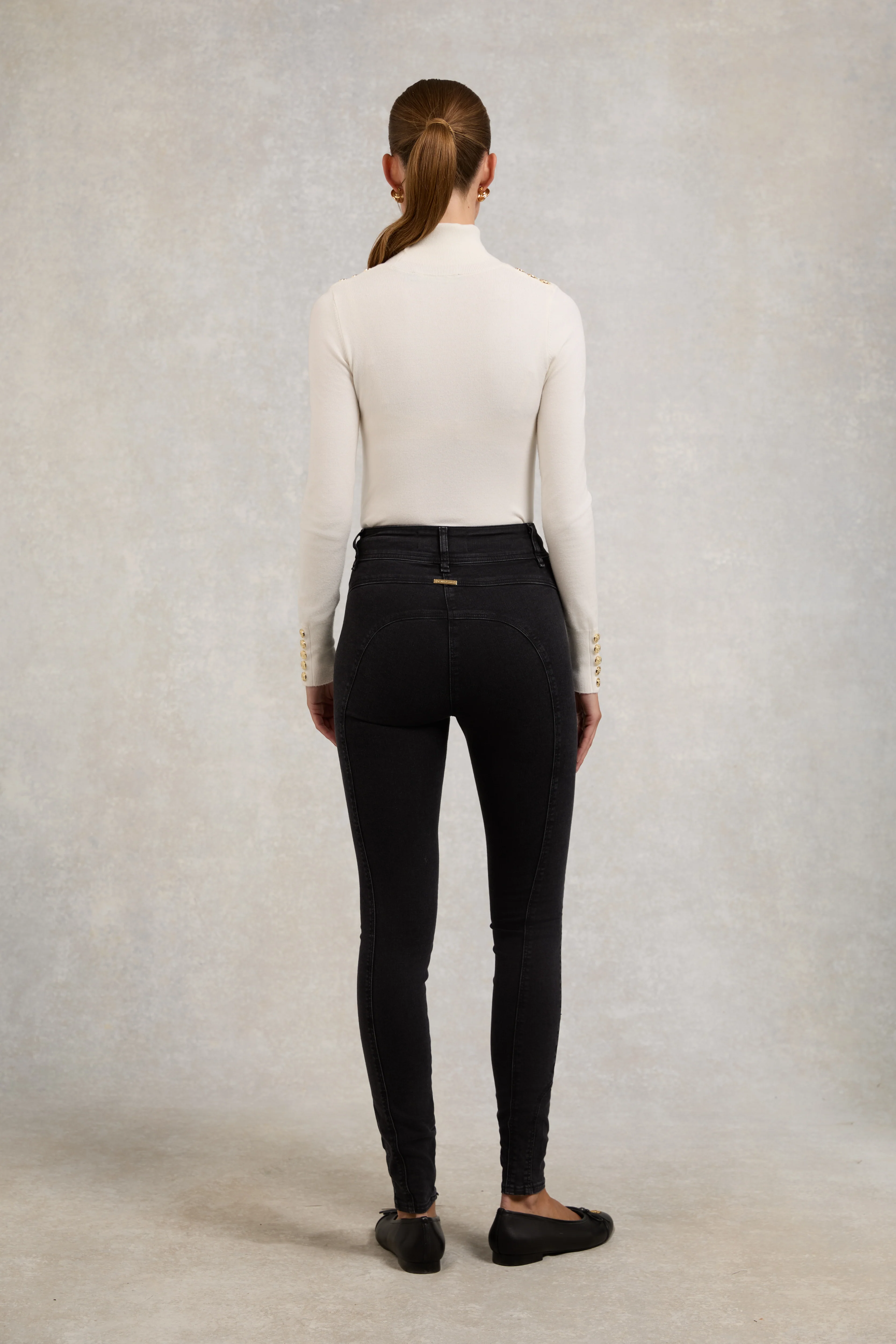 Biker Jean (Washed Black)