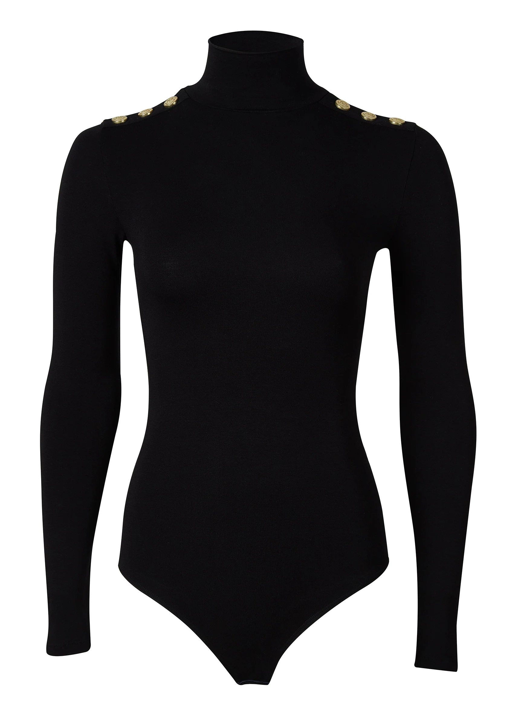 Long Sleeve Bodysuit (Black)