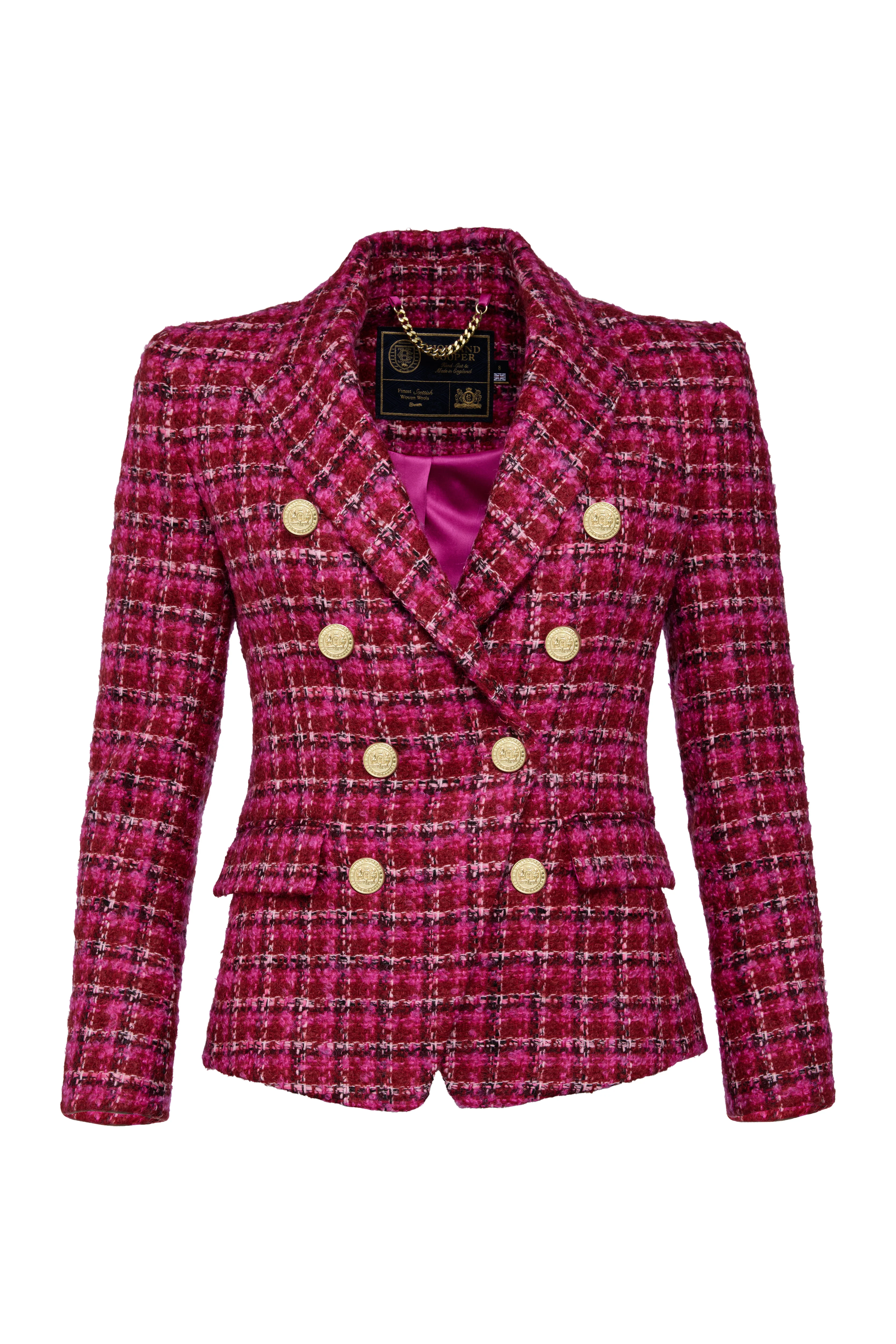 Knightsbridge Blazer (Cerise Boucle)