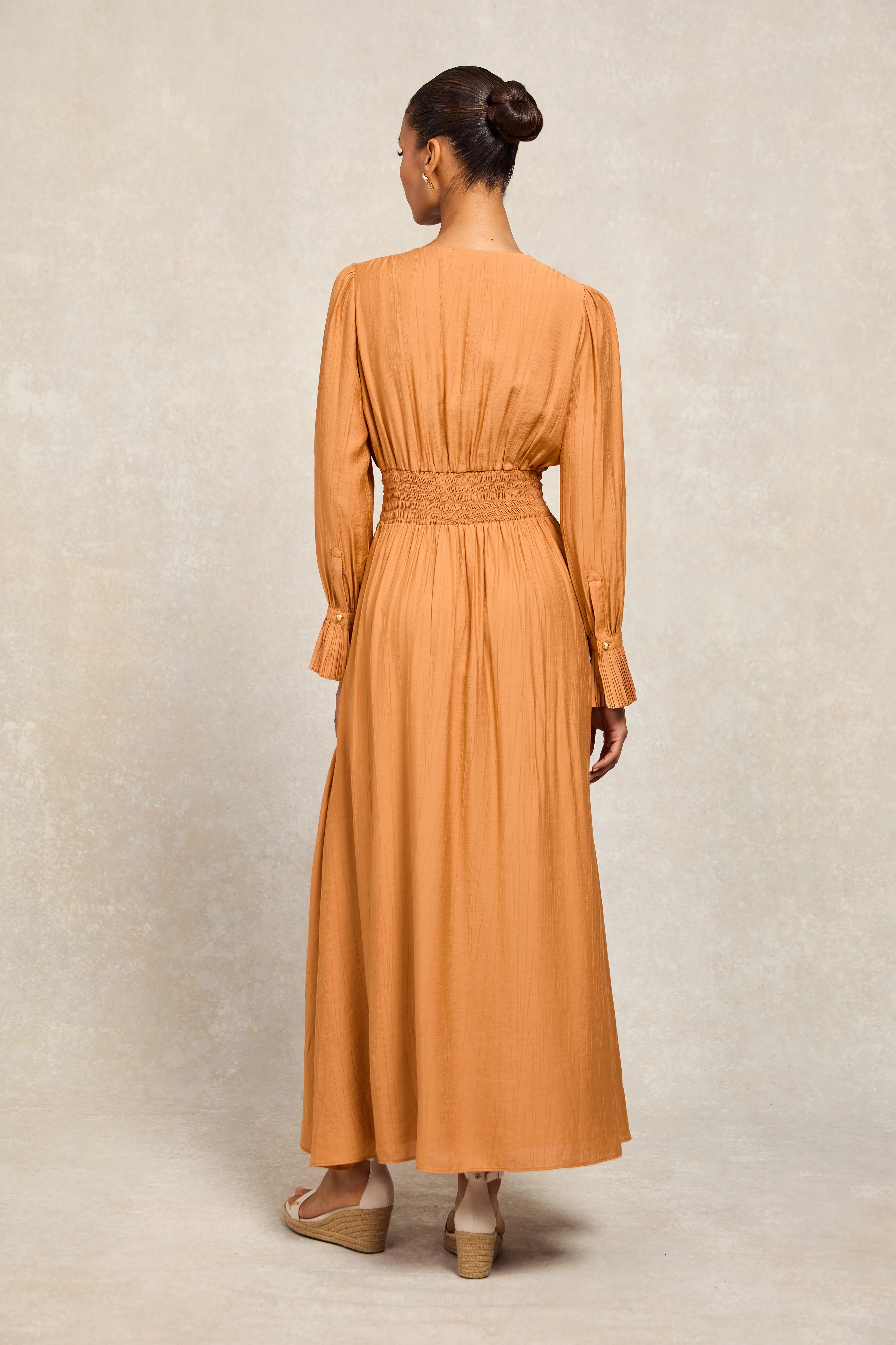 Phoebe V-Neck Maxi Dress (Sienna)