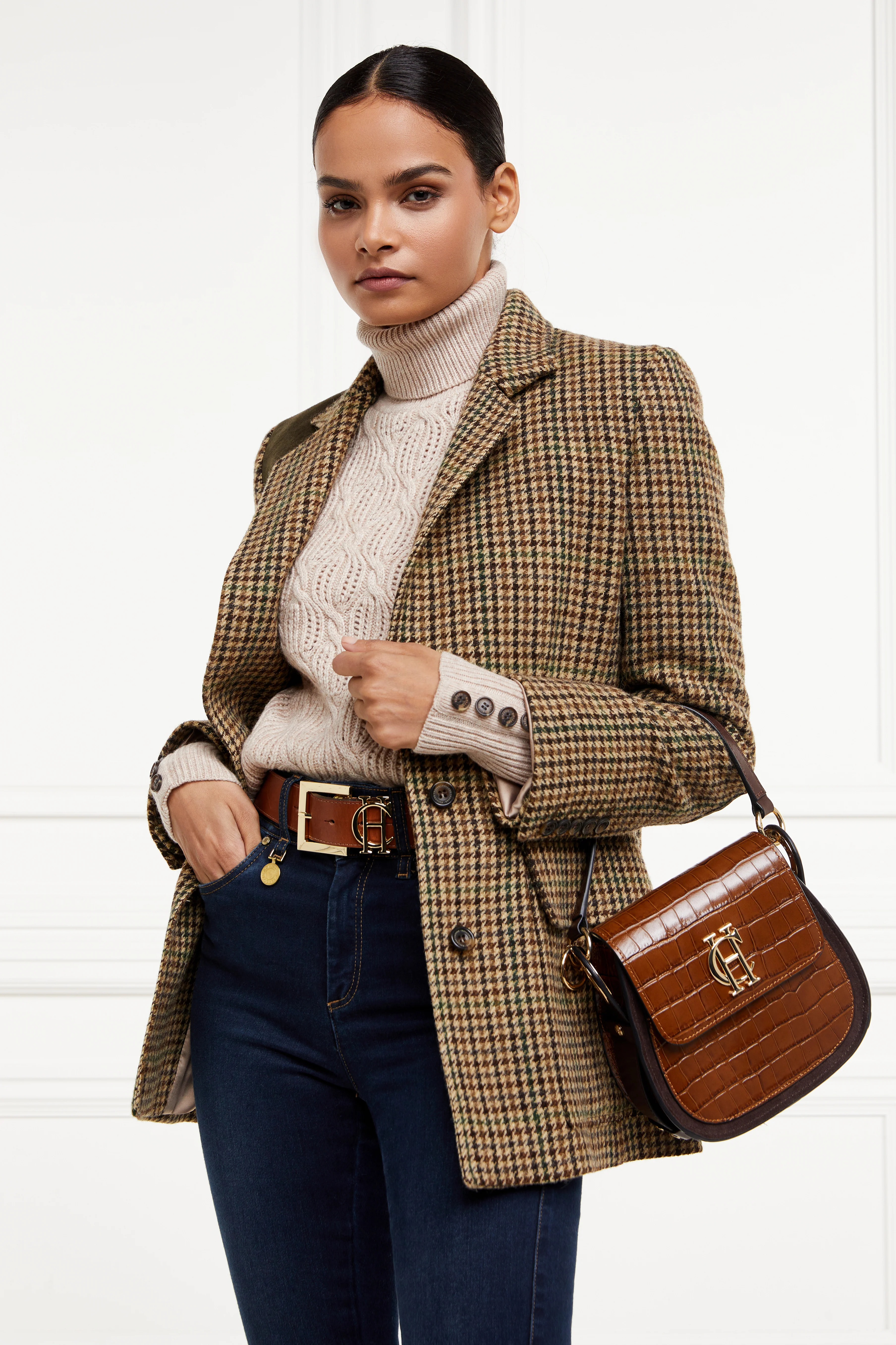 Cotswold Roll Neck Knit (Oatmeal)