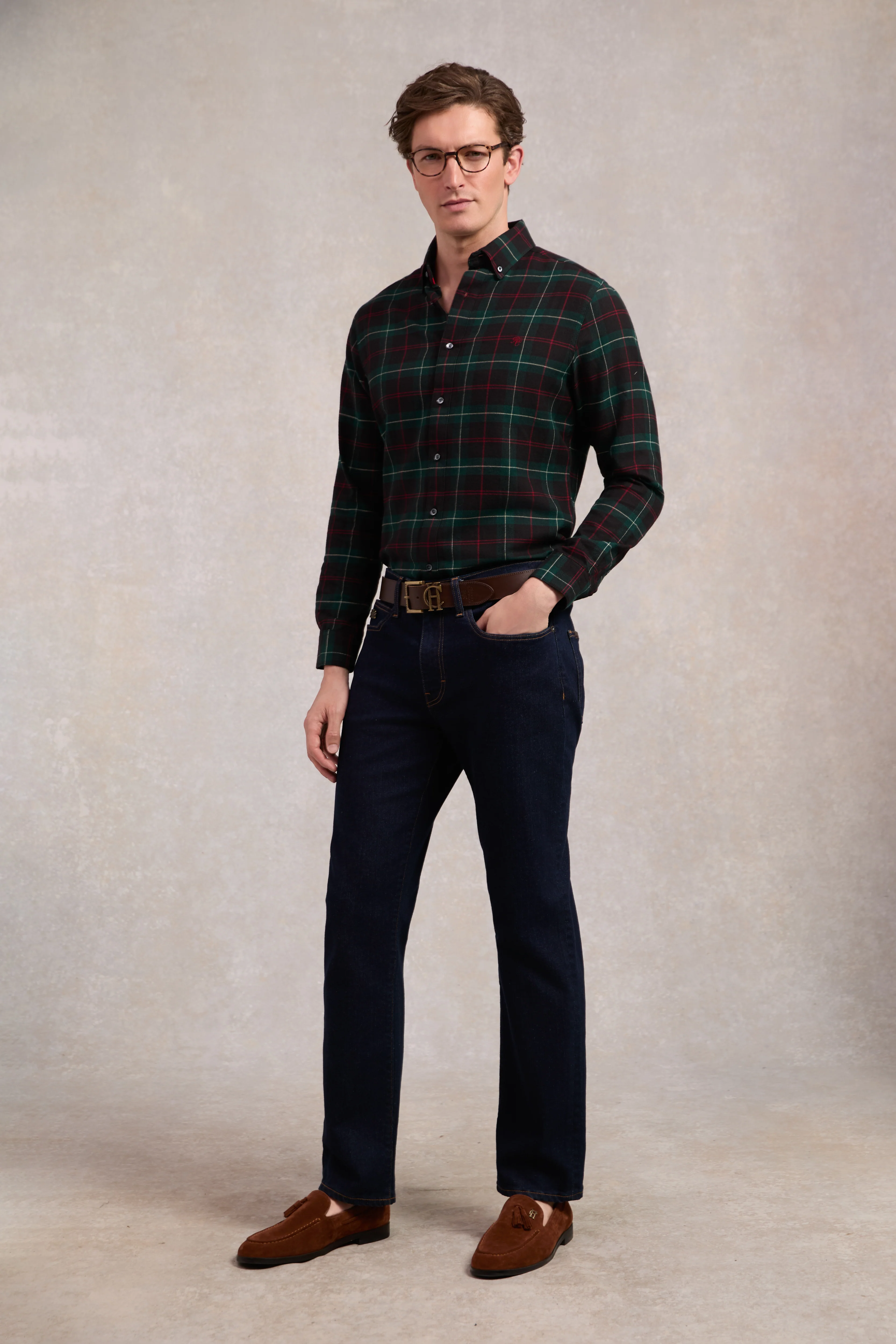 Classic Button Down Shirt (Emerald)