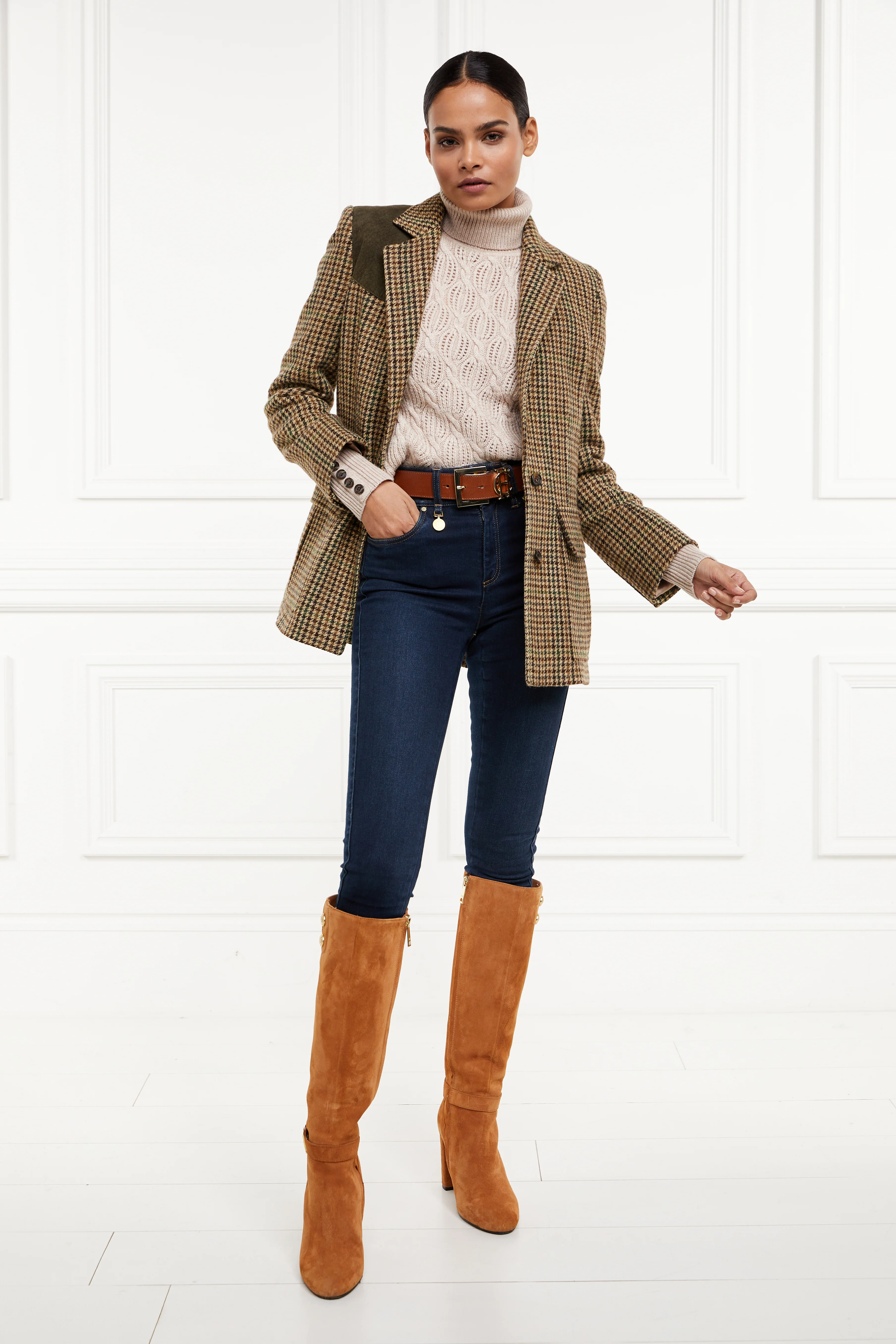 Cotswold Roll Neck Knit (Oatmeal)