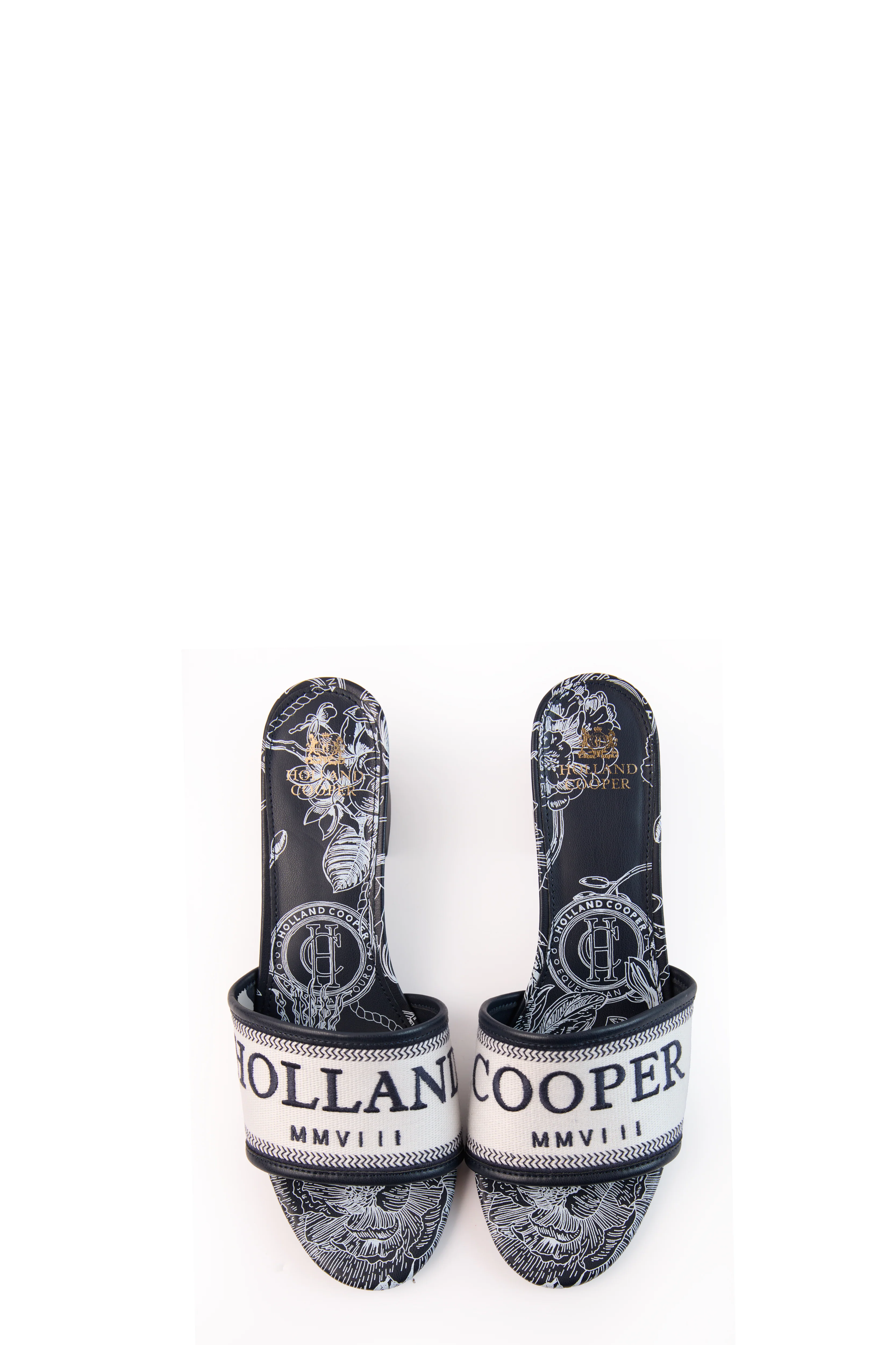 Pimlico Mule (Navy Willow)