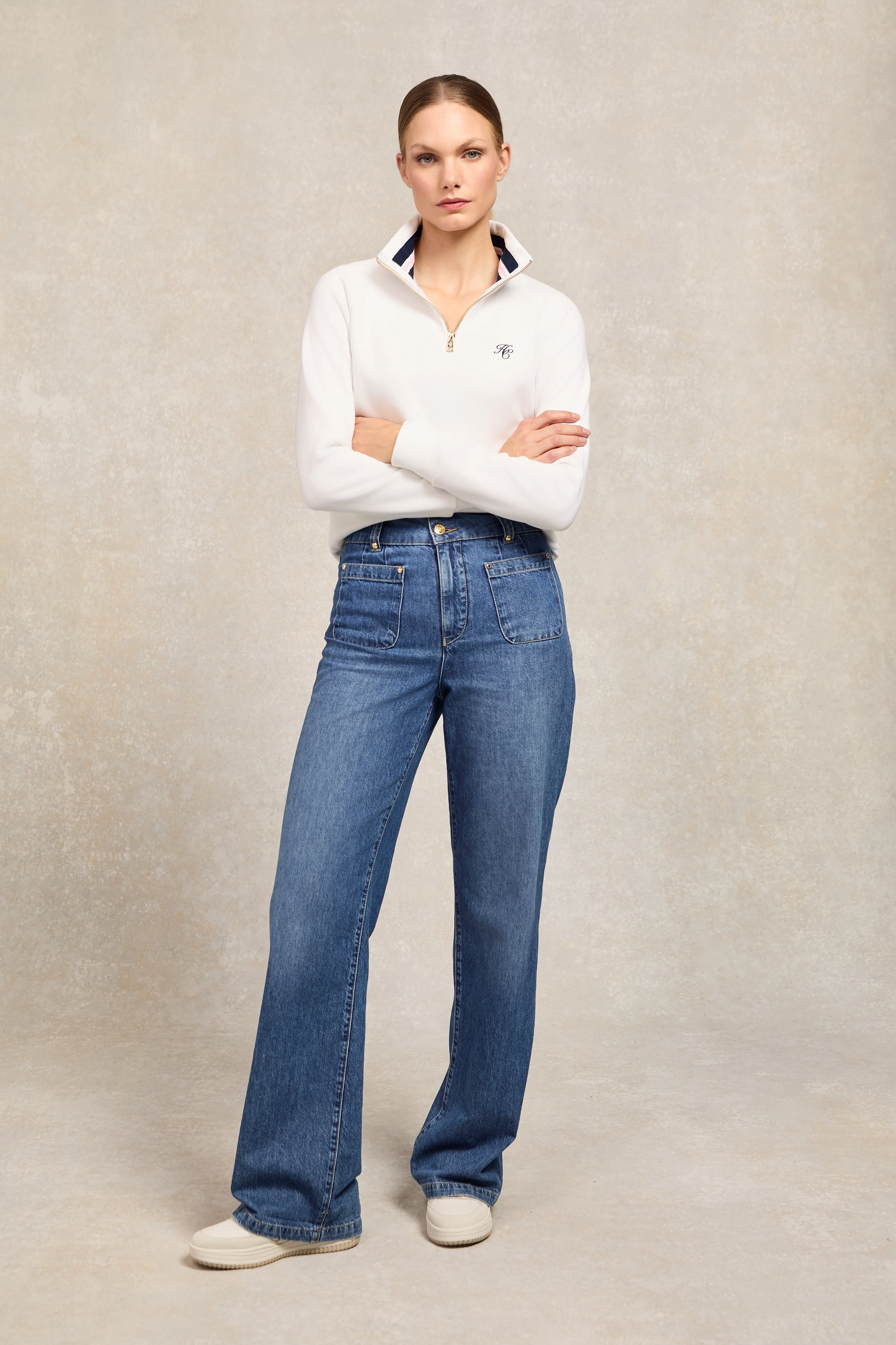 Retro Trainer (Off White)