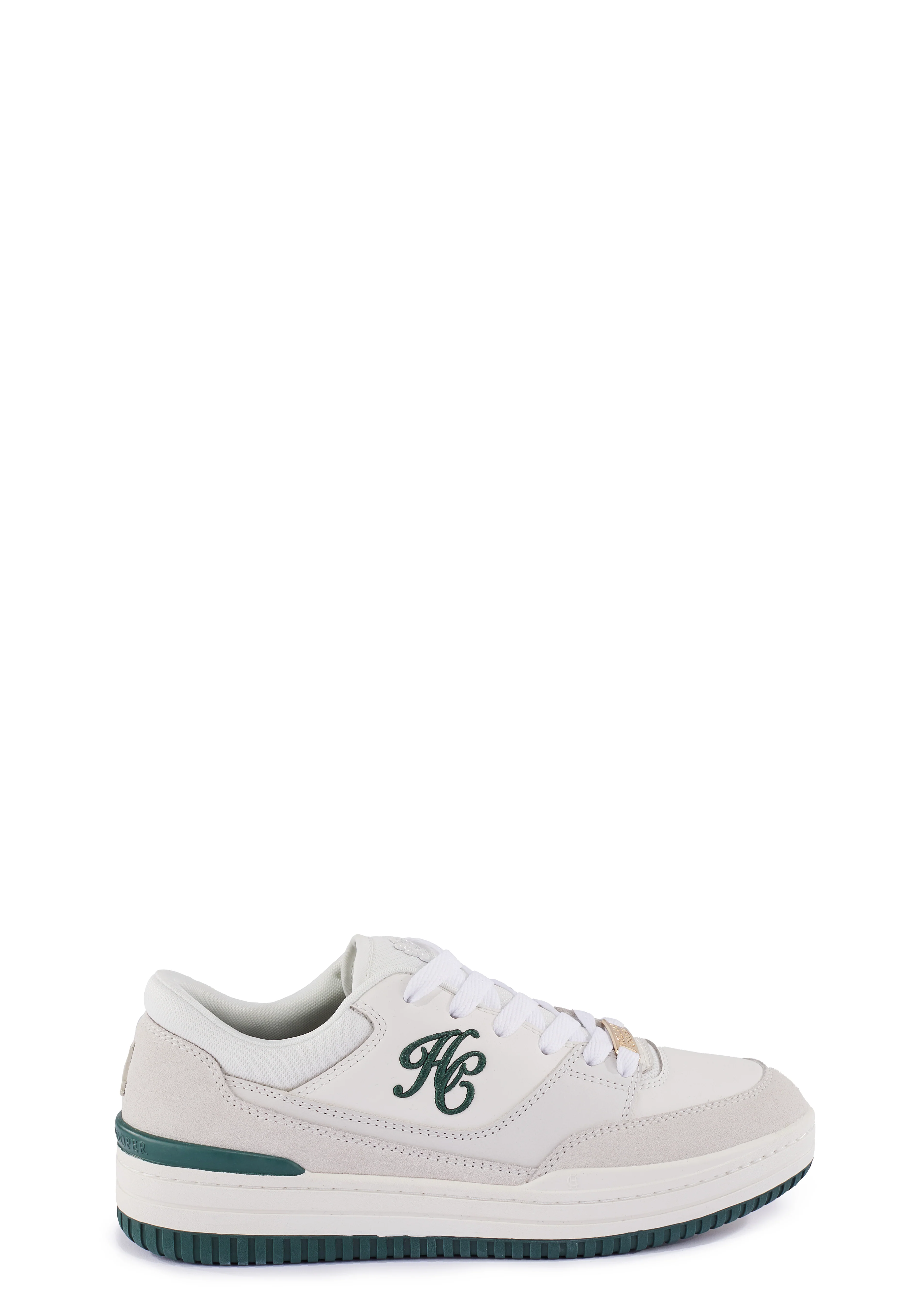 Retro Trainer (White Racing Green)