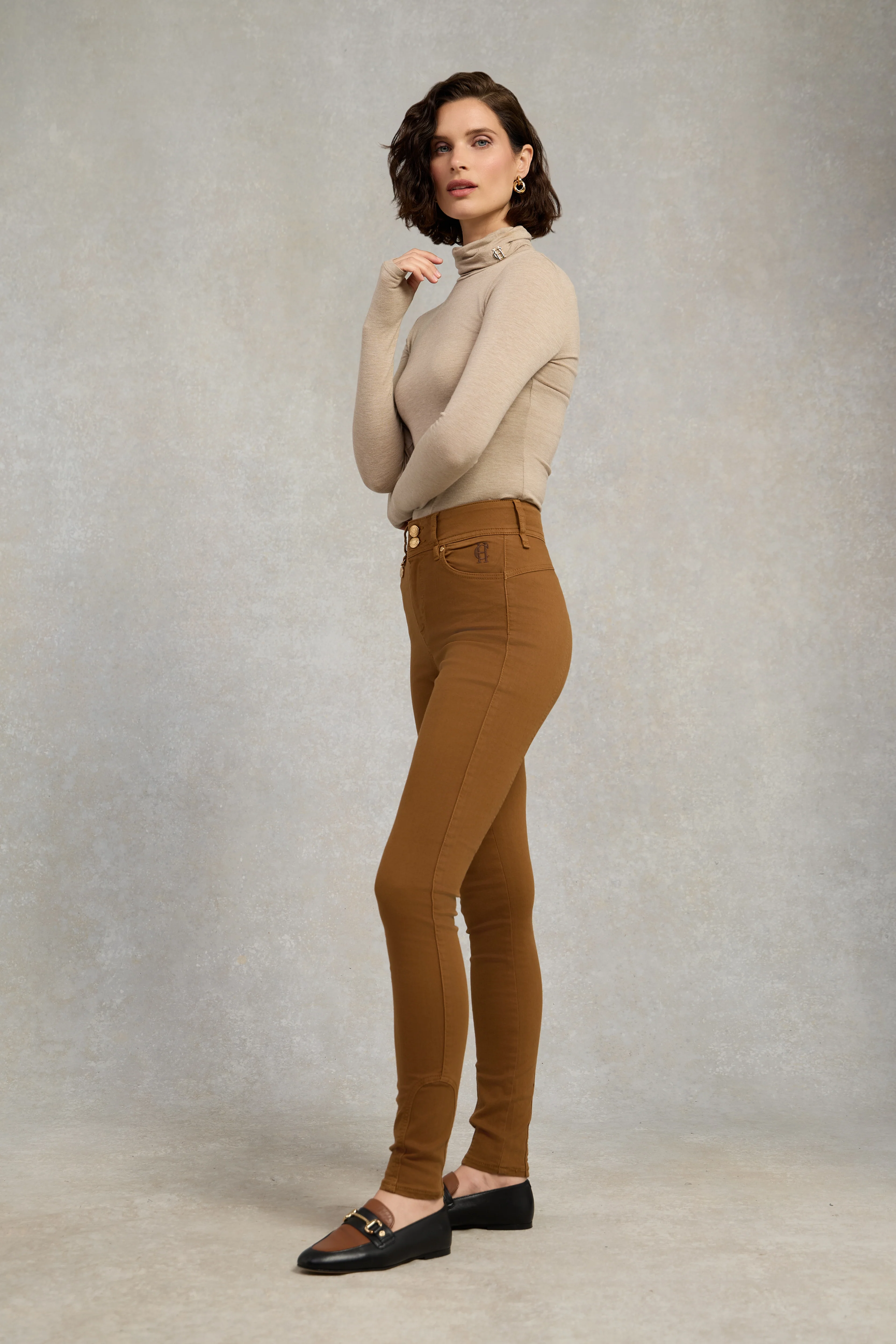 Jodhpur Jean (Dark Caramel)