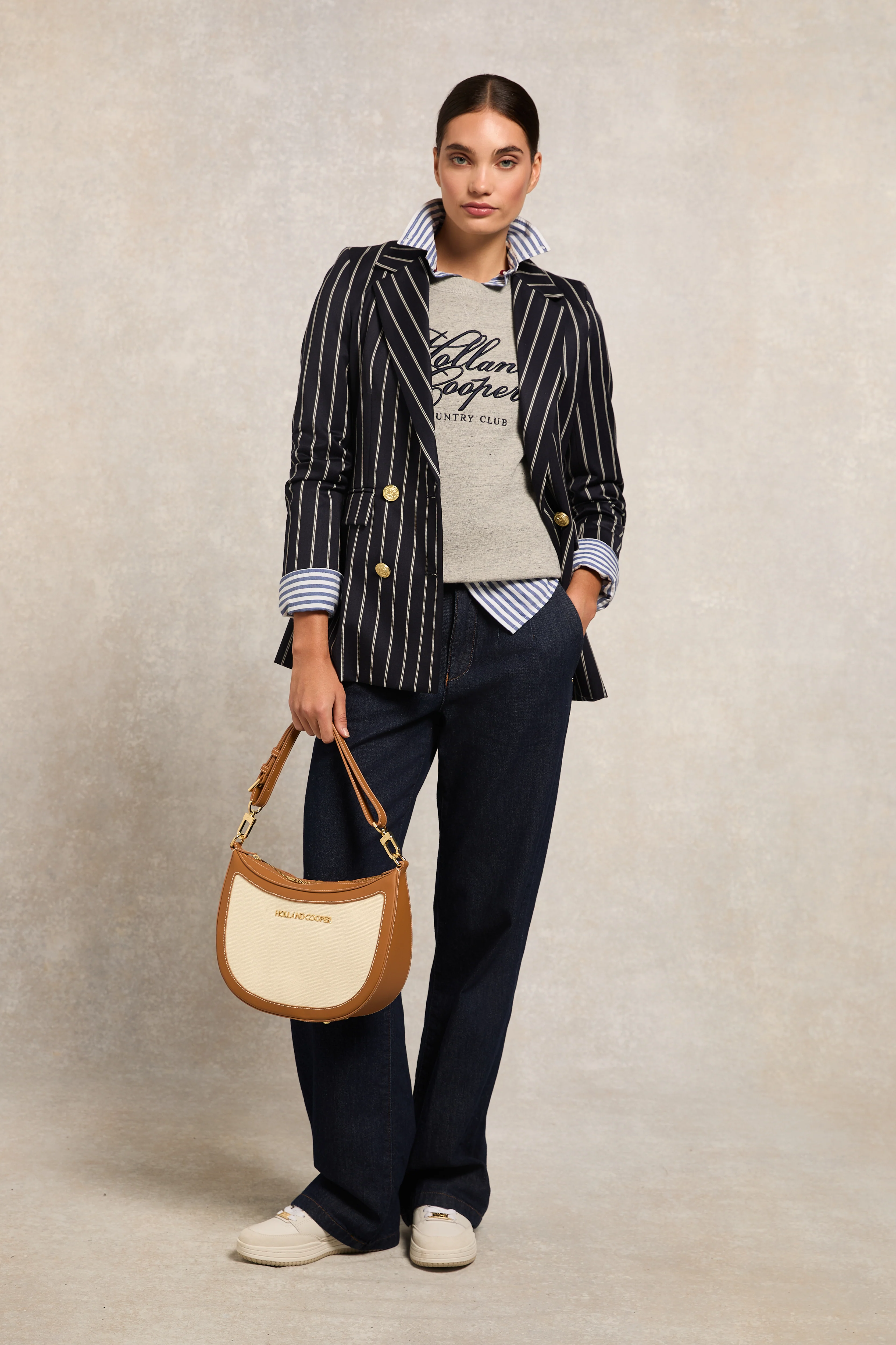 Country Club Crew Sweat (Grit Marl)