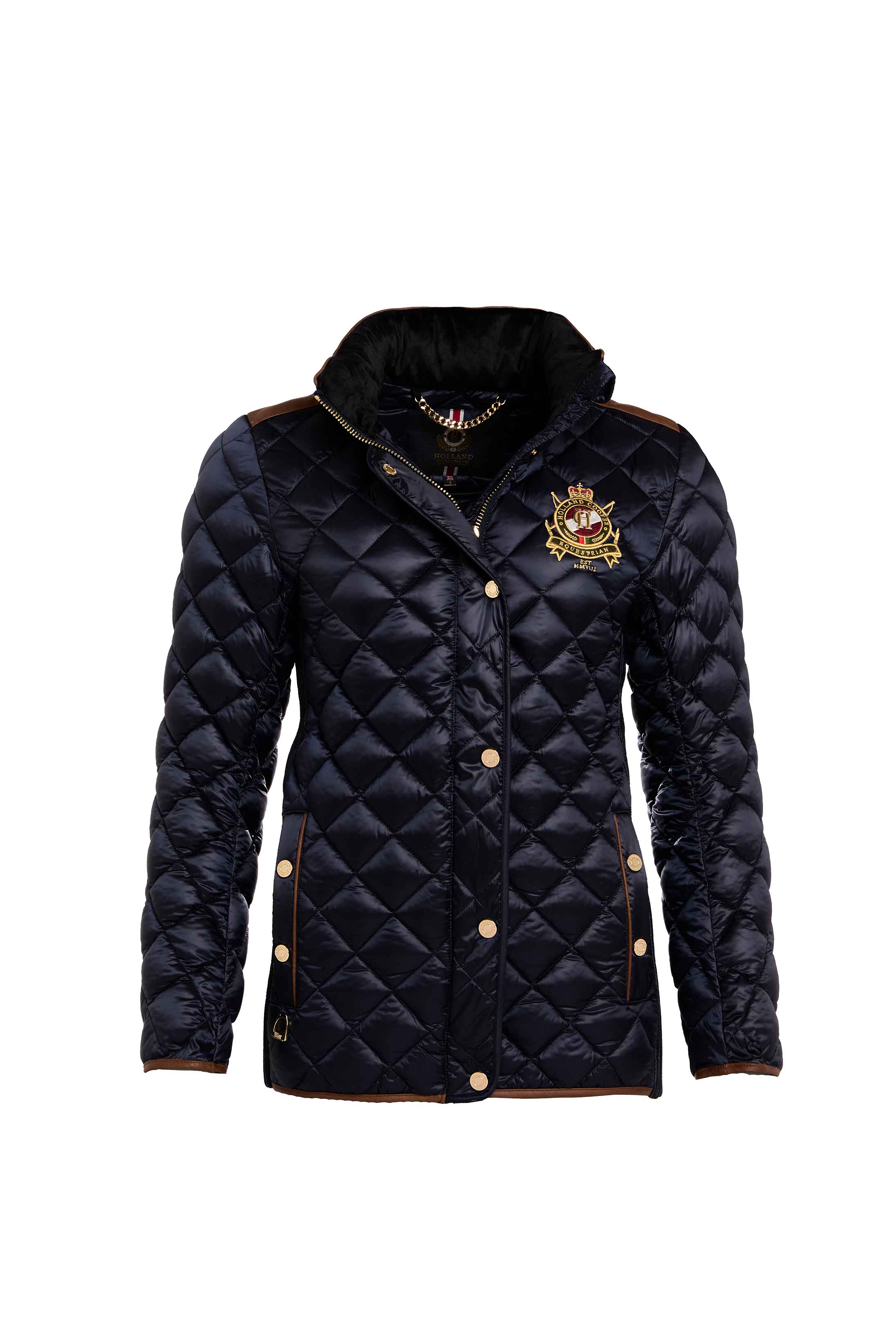 Diamond Quilt Classic Jacket (Ink Navy)