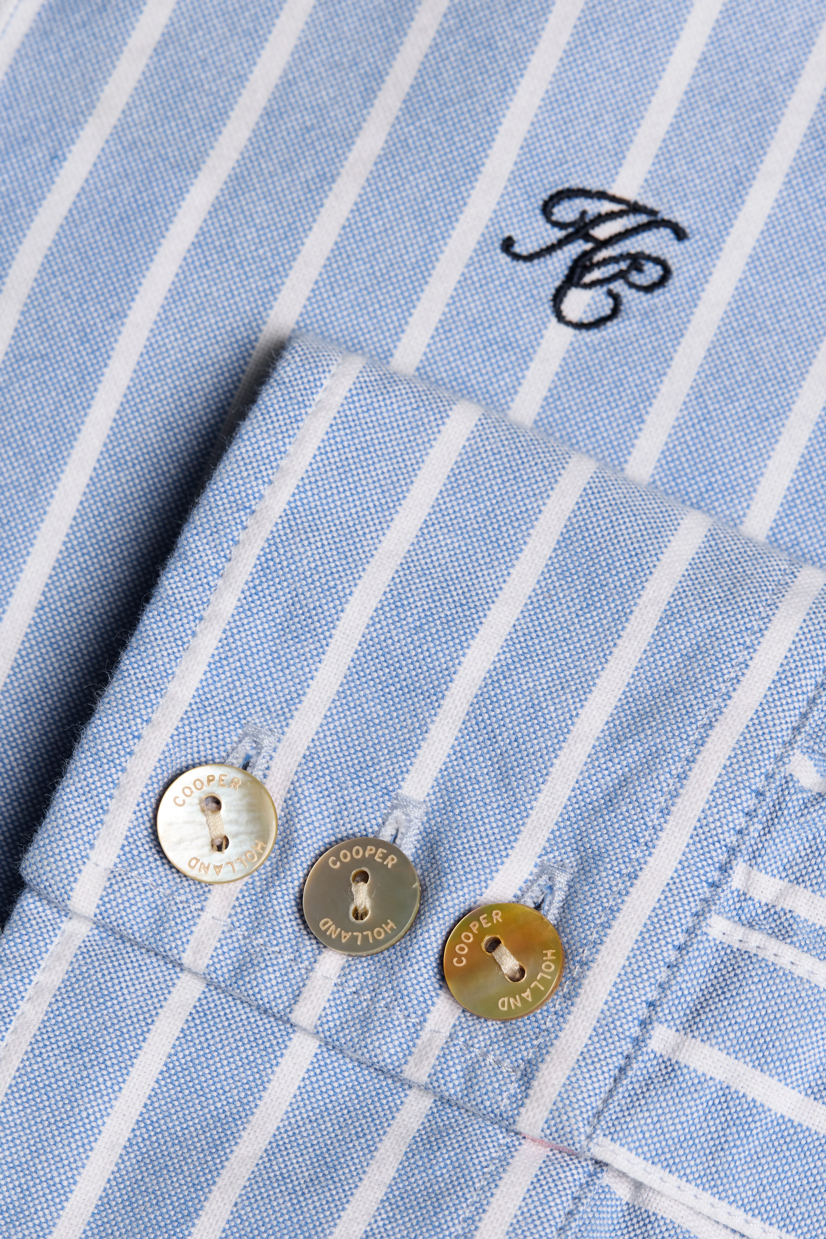 Oxford Shirt (Sky Blue Stripe)