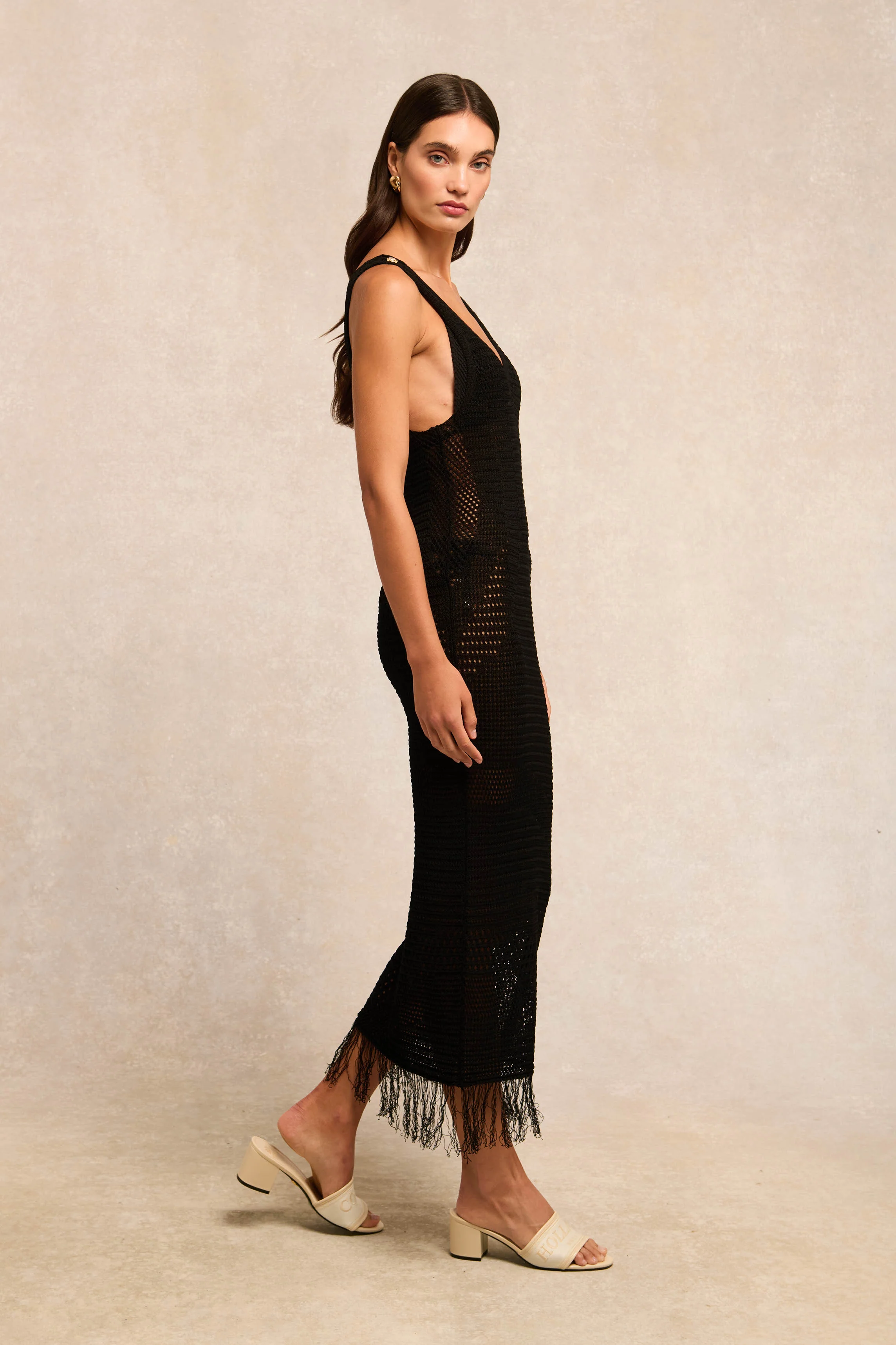 Darcie Beach Dress (Black)