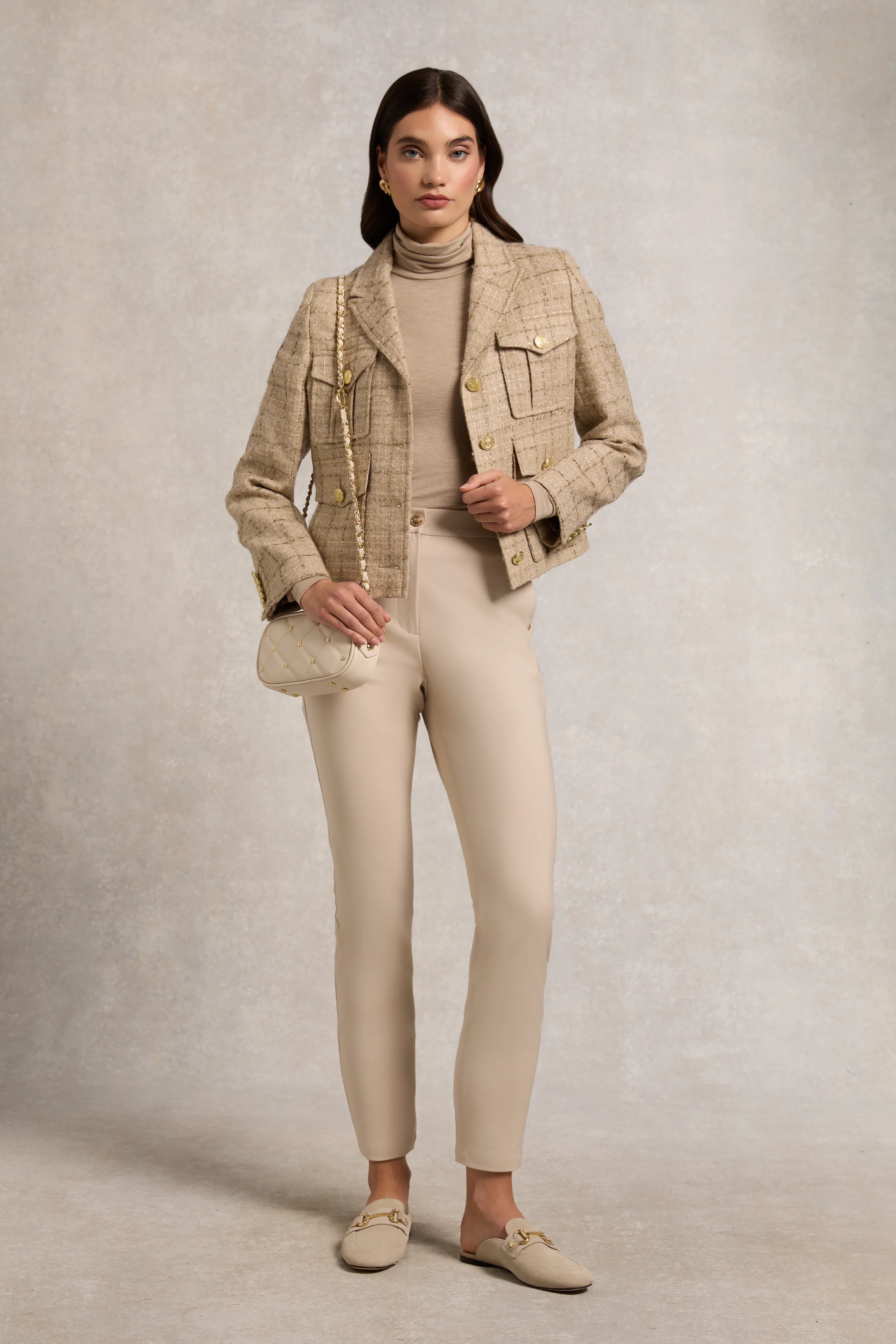 Bexley Cigarette Trouser (Stone)