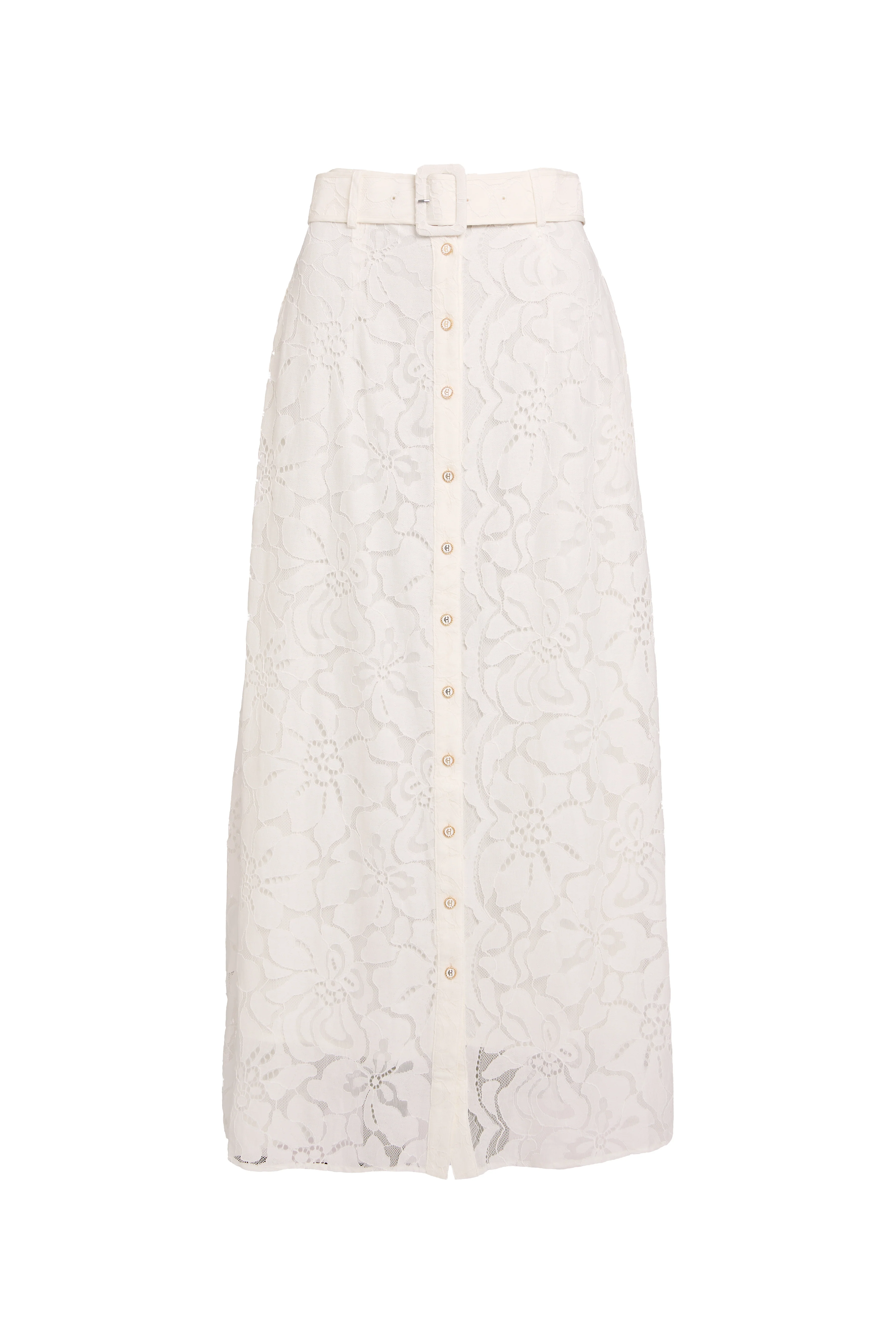 Annabel Lace Skirt (White)
