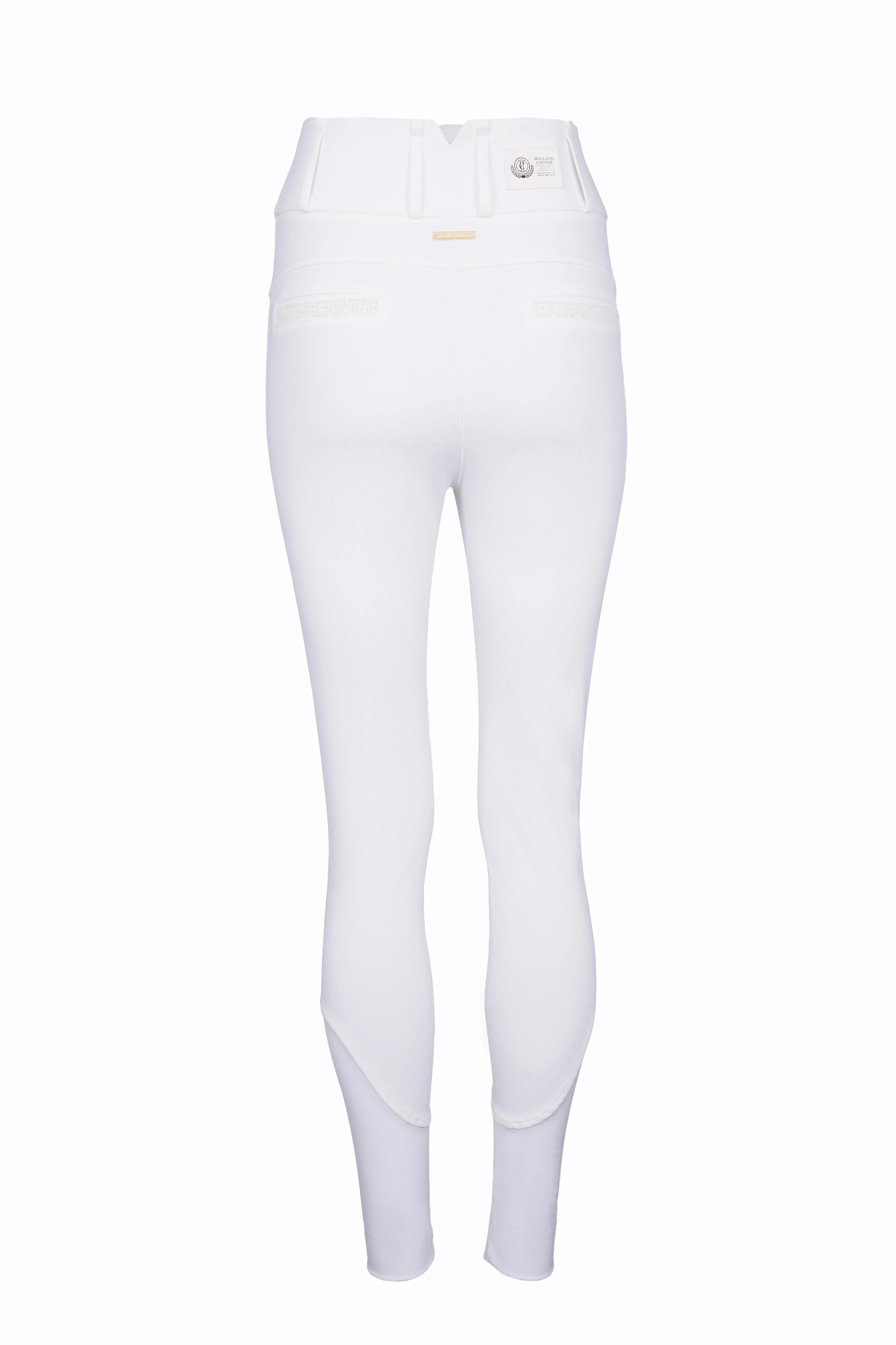 Premium Competition High Rise Breeches (White)