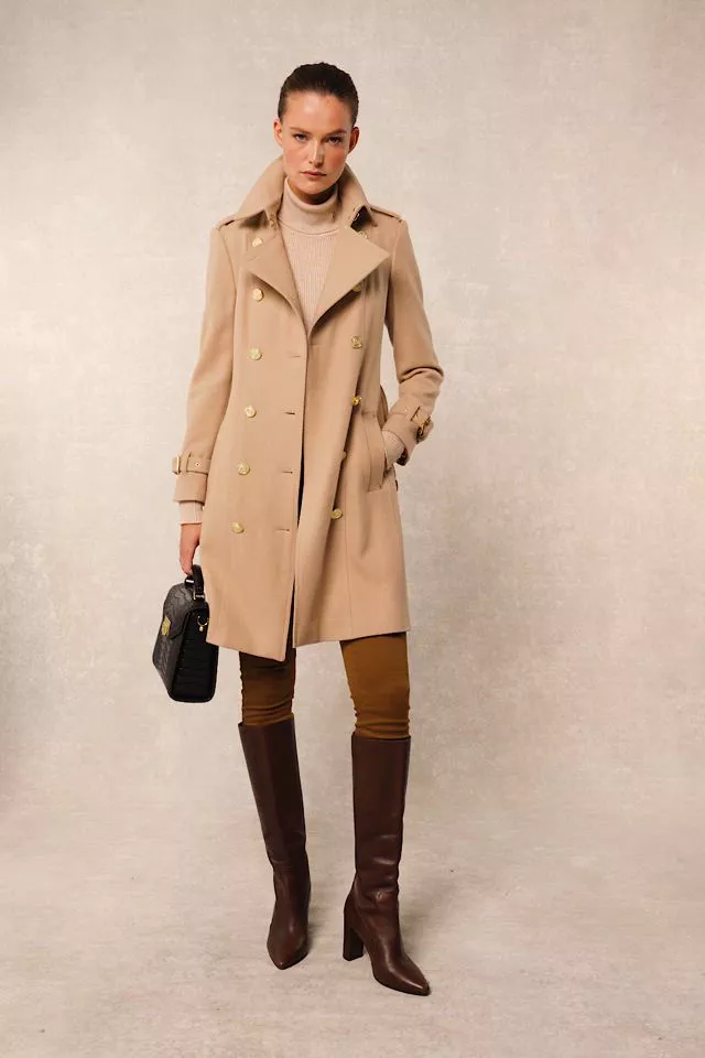 Marlborough Trench Coat (Camel)