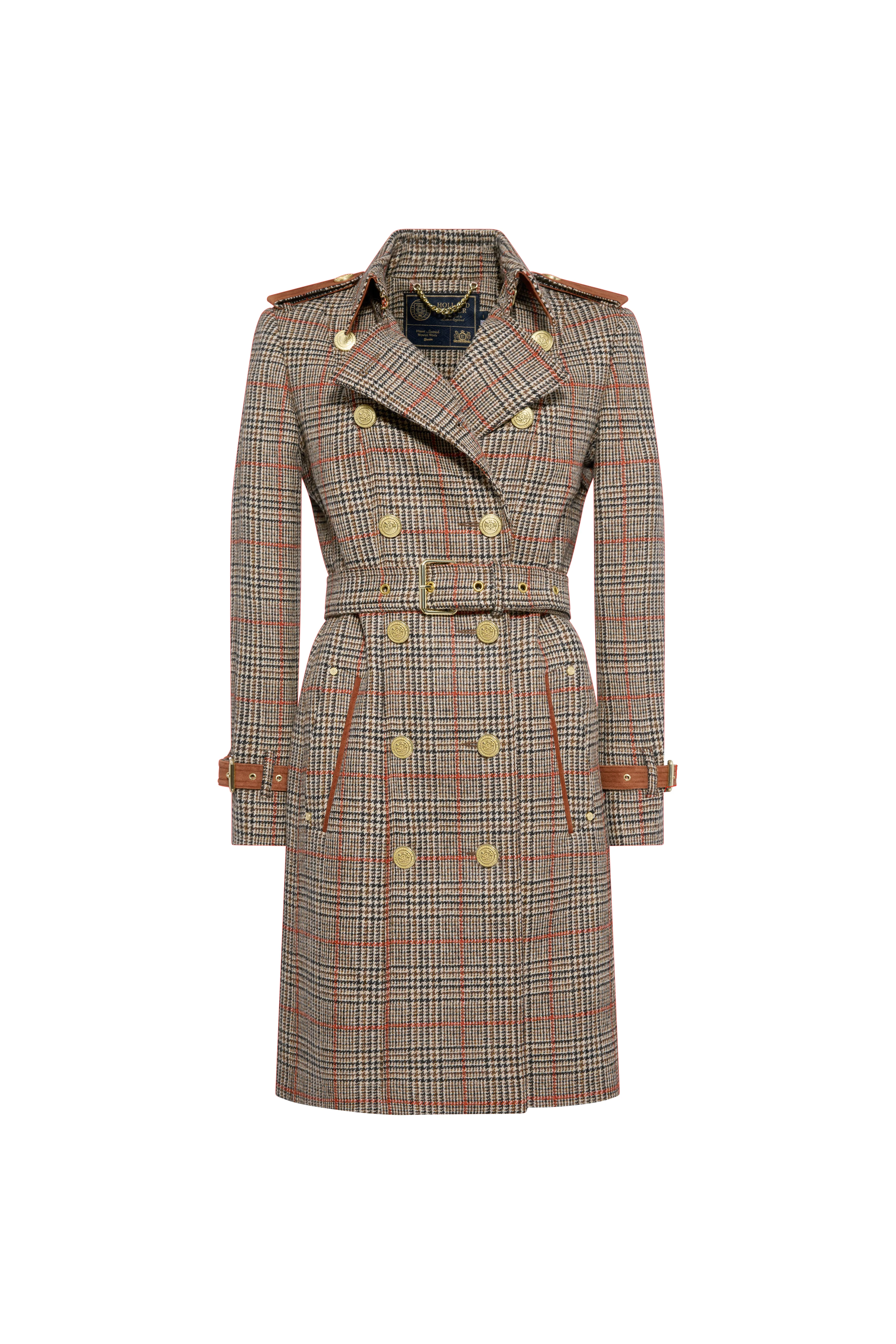 Marlborough Trench Coat (Orange Windsor)