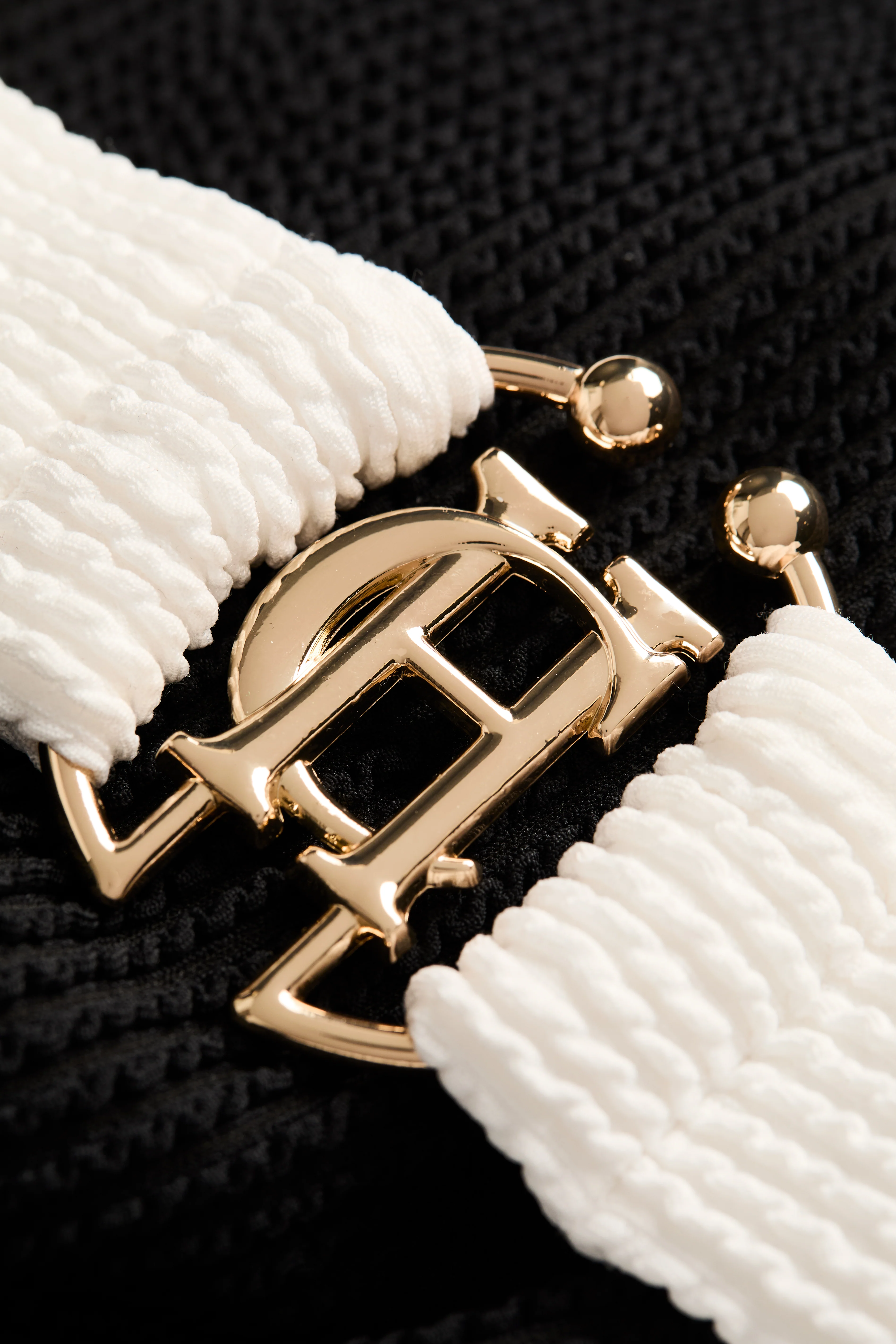 Classic Belted Swimsuit (Black)