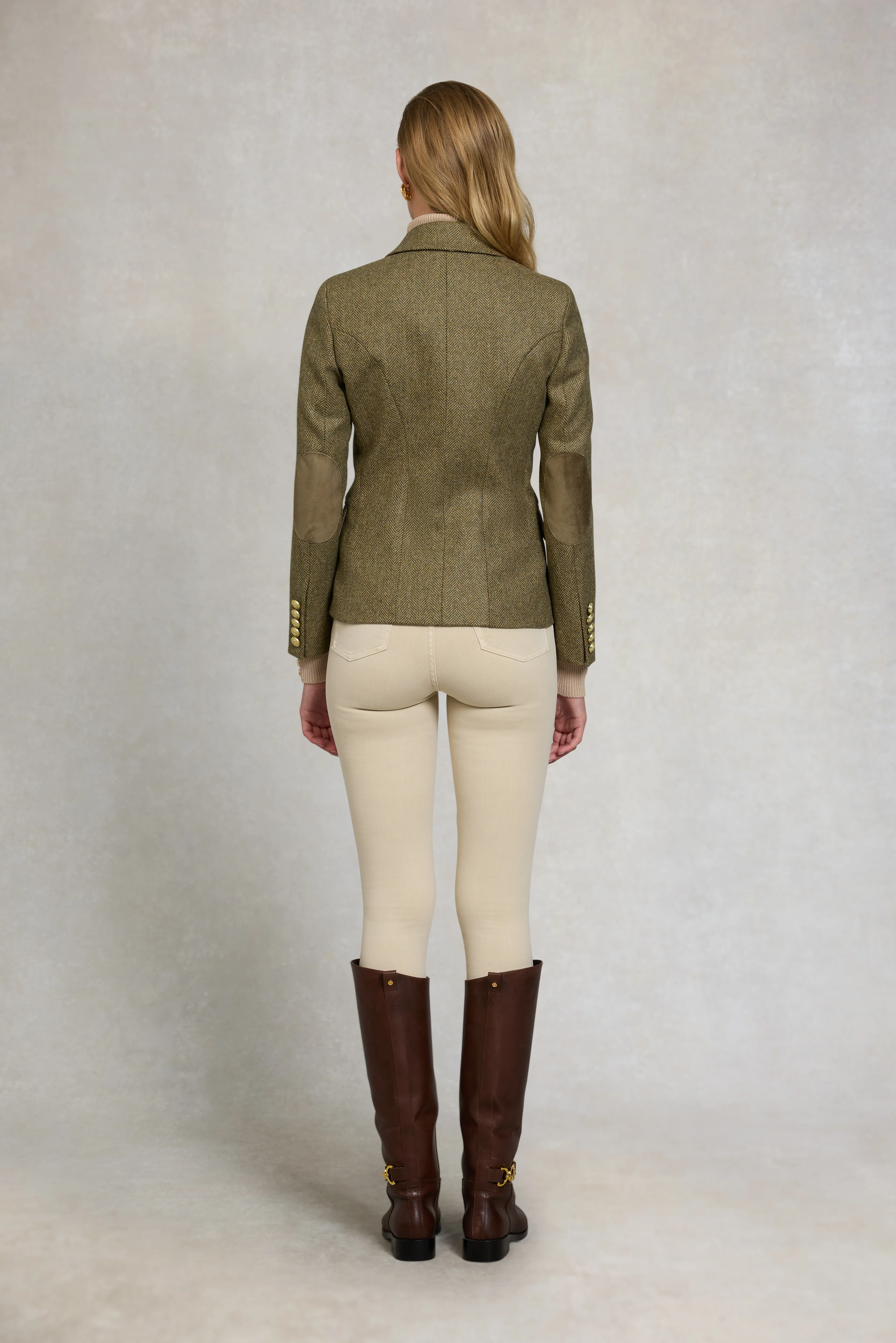 Knightsbridge Blazer (Moss Herringbone)