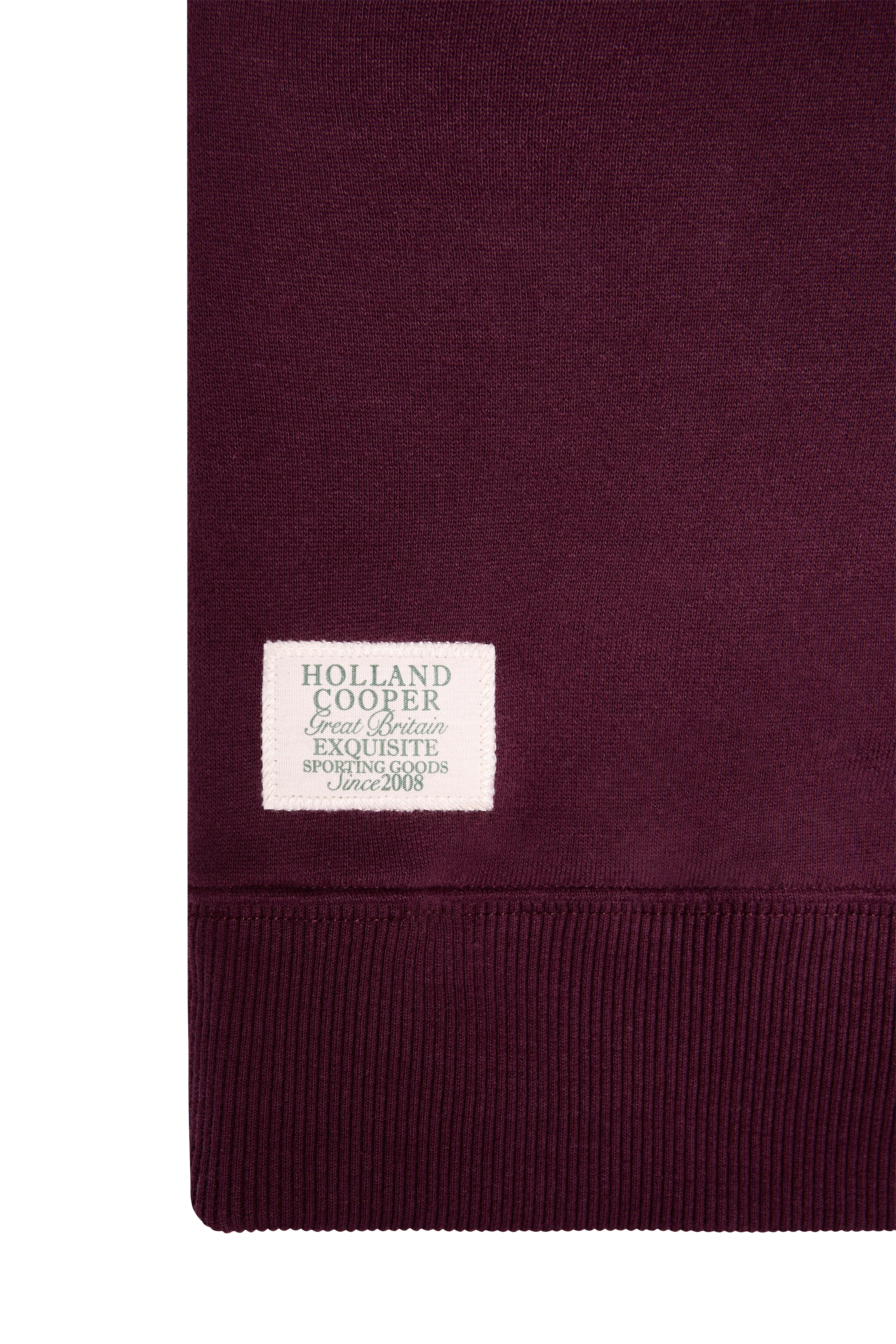 Sporting Goods Zip Henley (Mulberry)