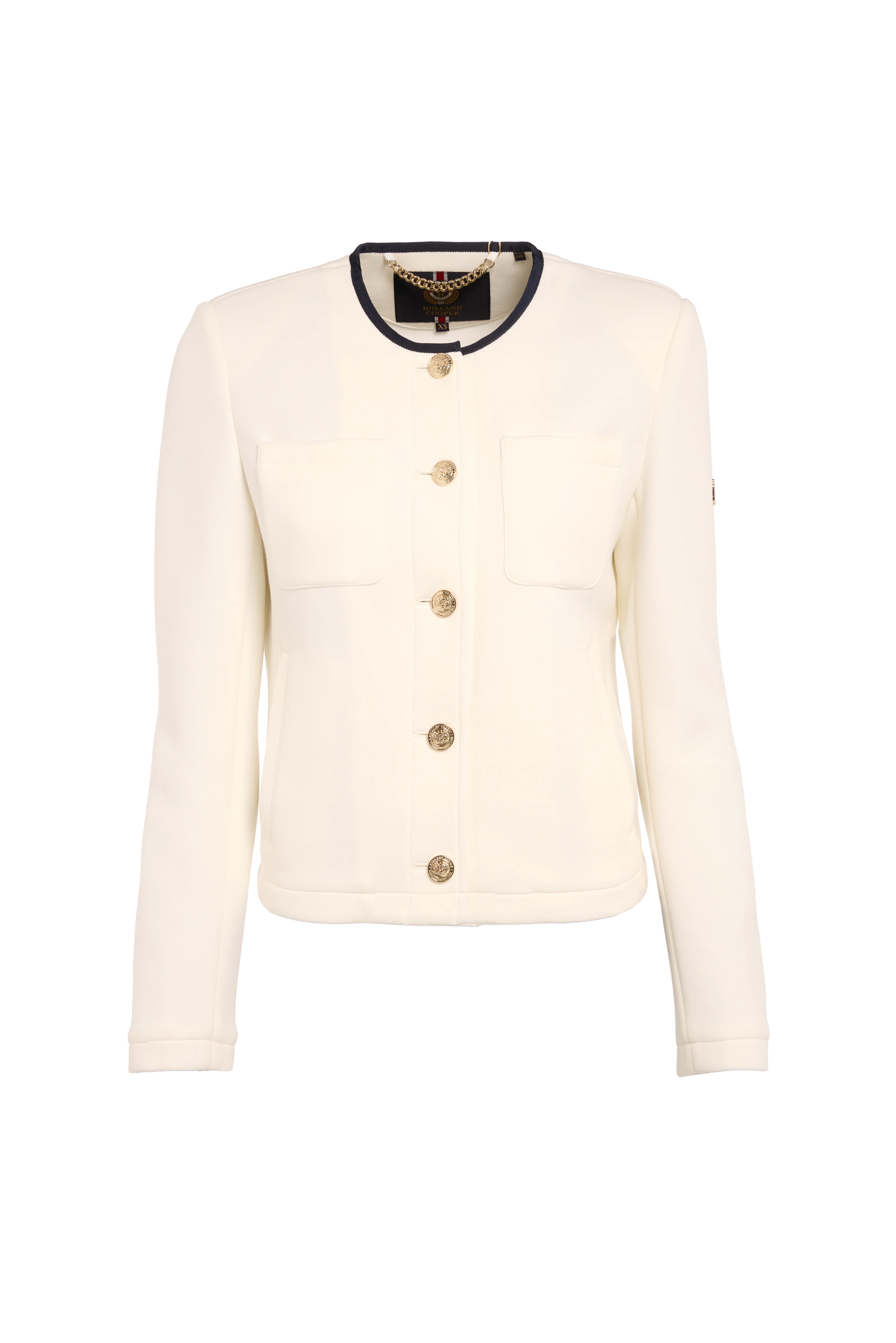 Chloe Jersey Jacket (Cream)
