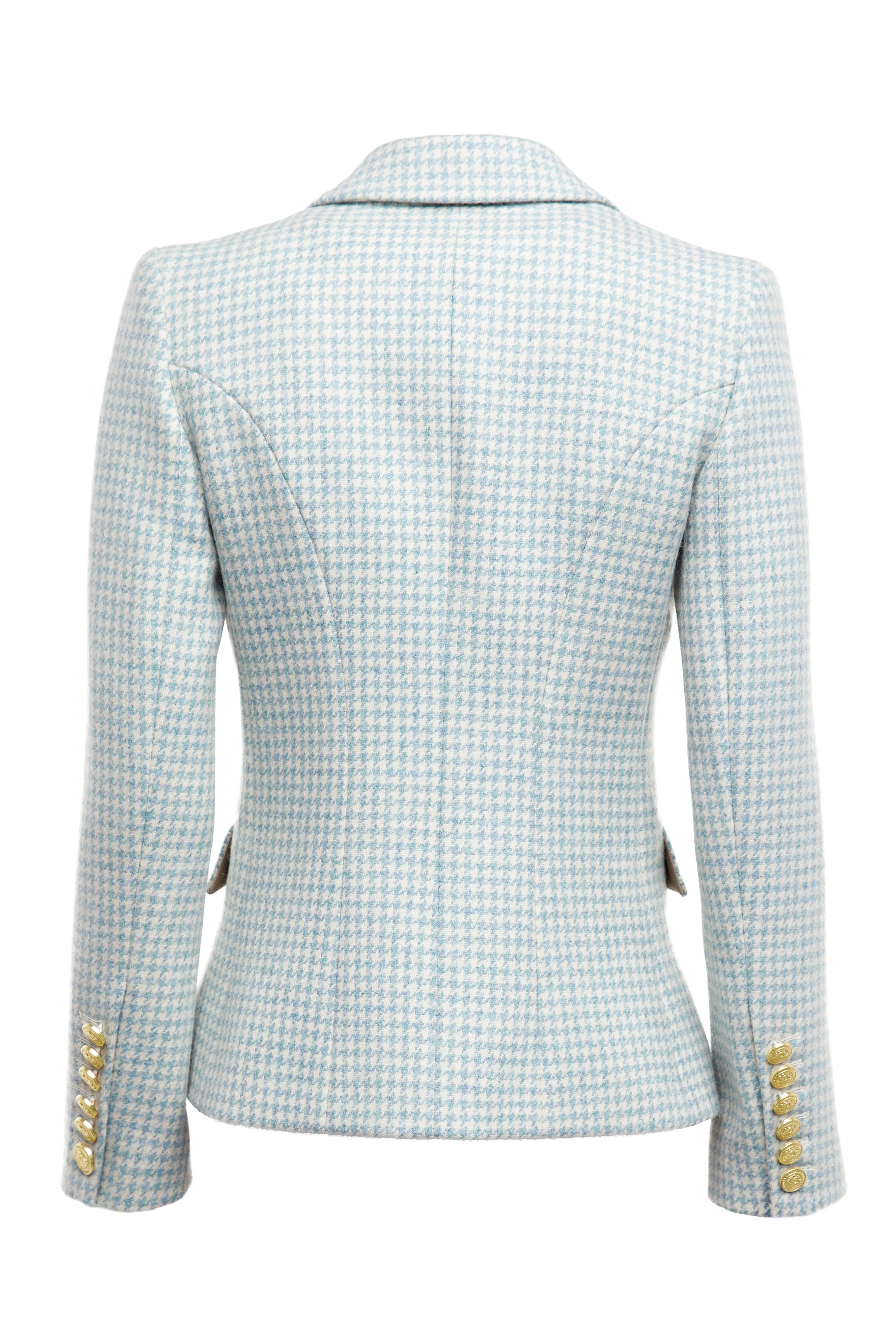 Knightsbridge Blazer (Teal Houndstooth)