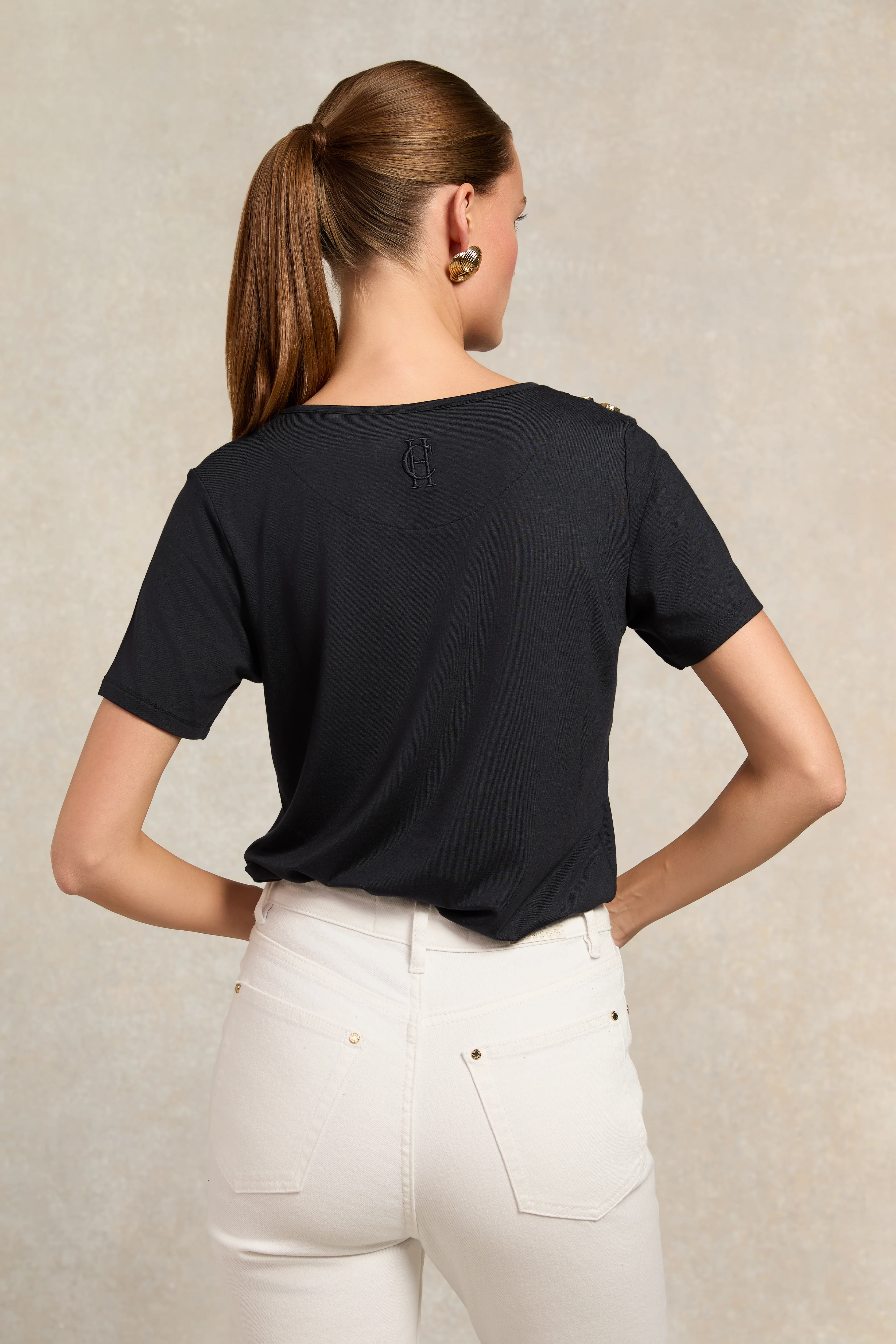 Relax Fit Crew Neck Tee (Ink Navy)