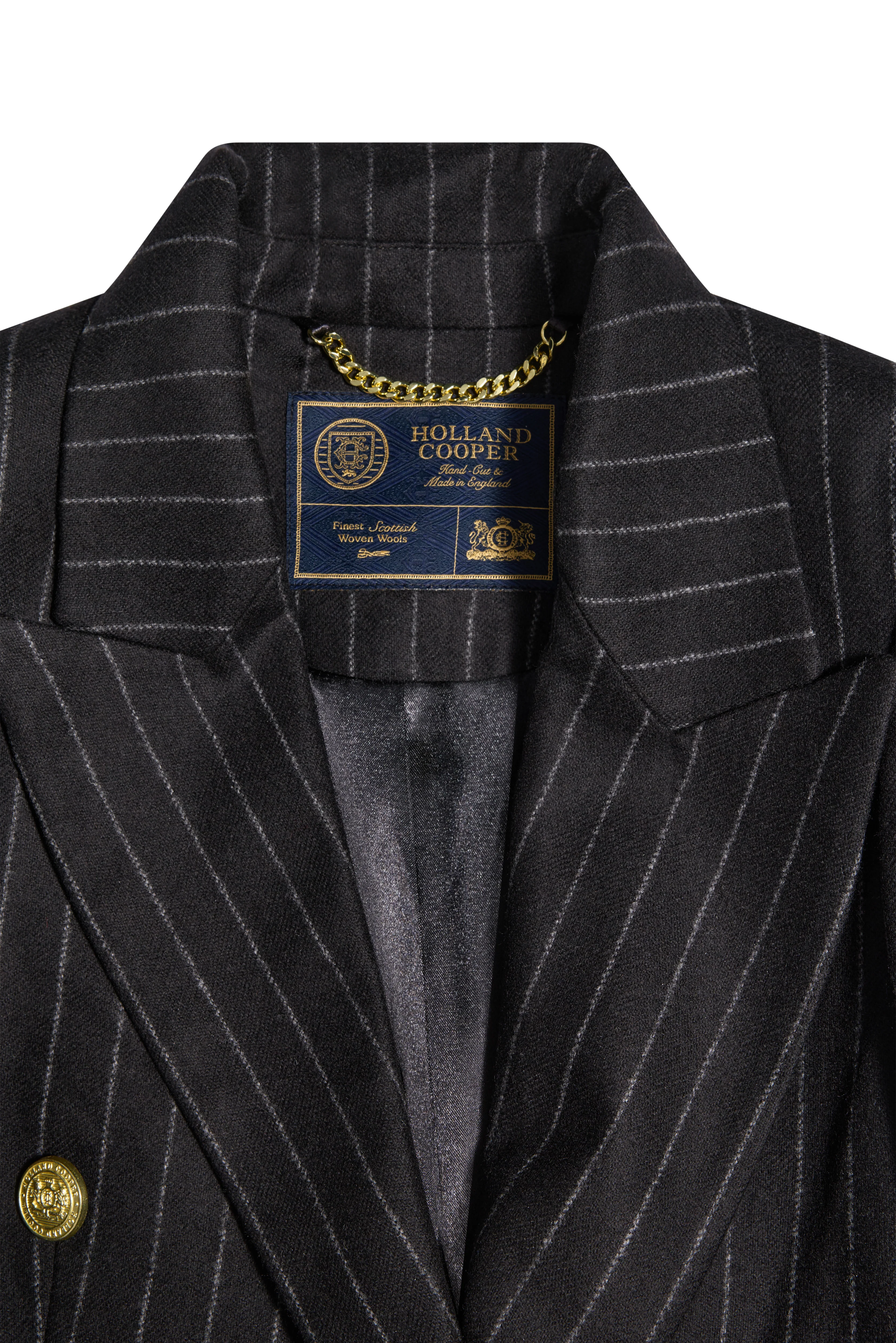 Kensington Blazer (Black Chalk Pinstripe)