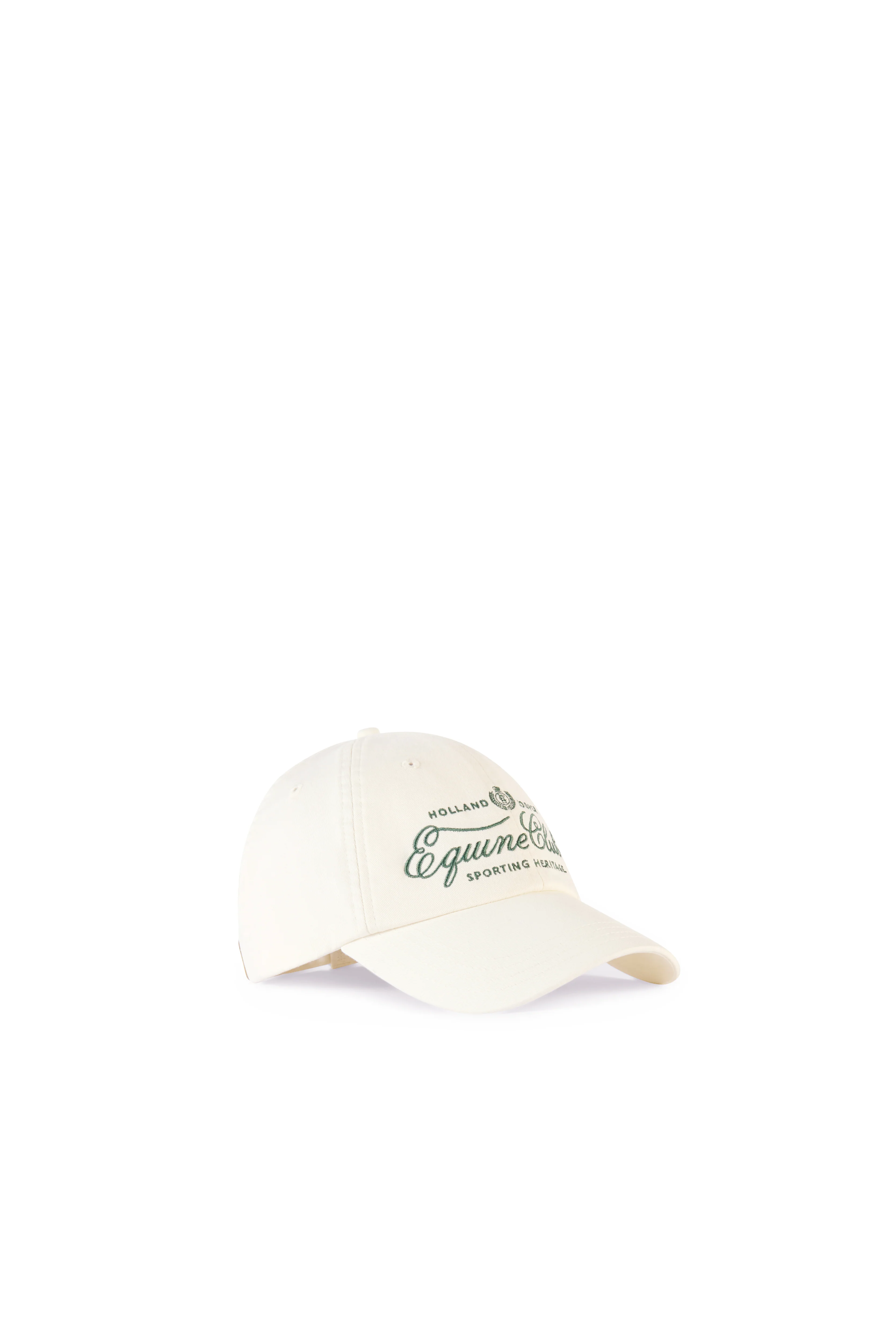 Equine Club Cap (Racing Green Ecru)