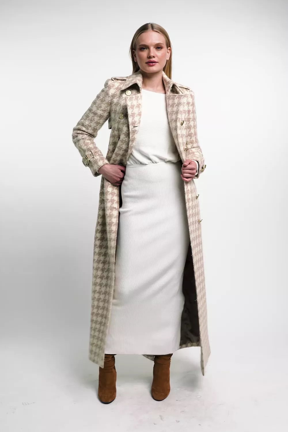 Leyla Knitted Dress (Natural)