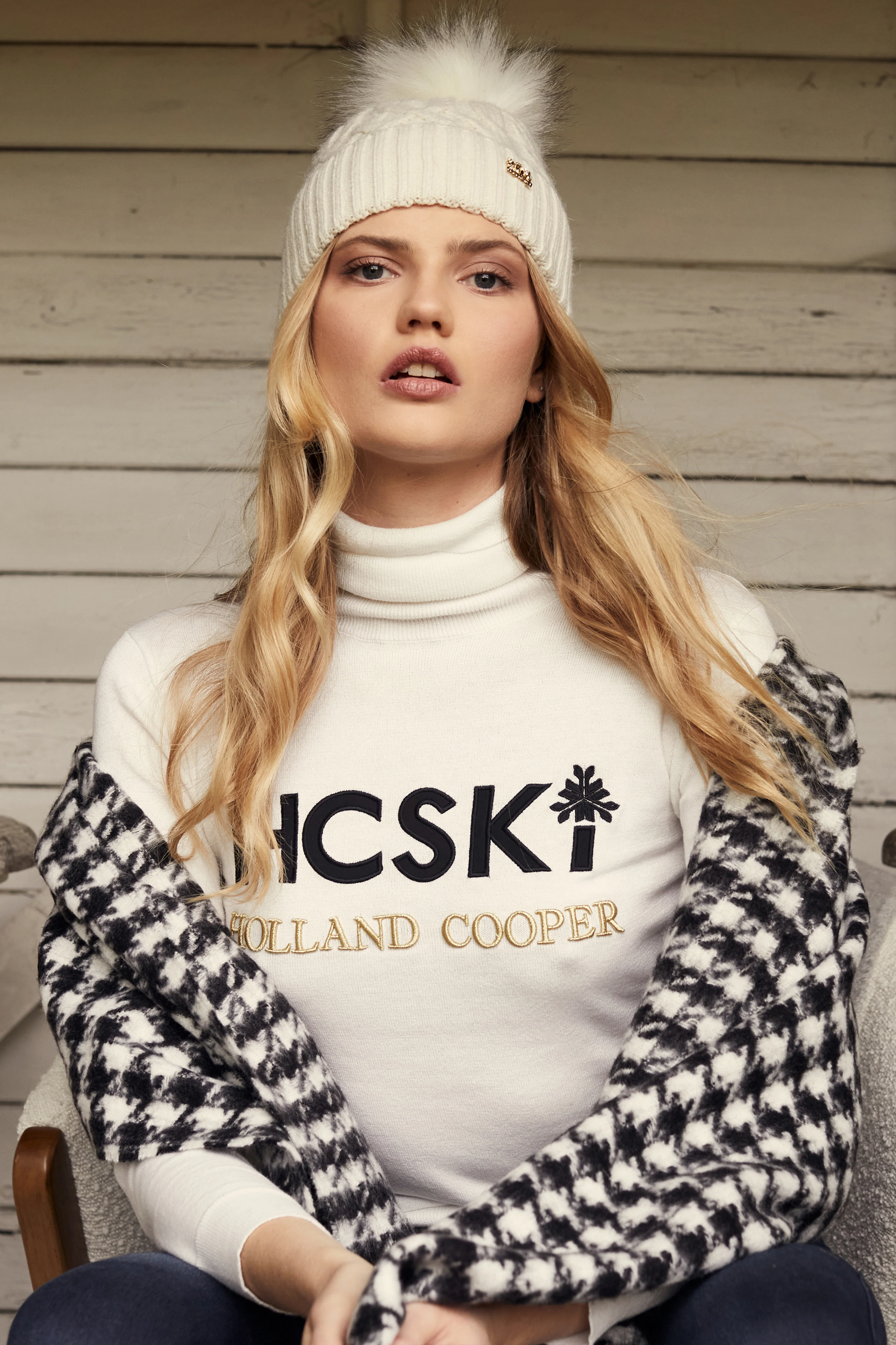 Logo Ski Knit (Winter White)