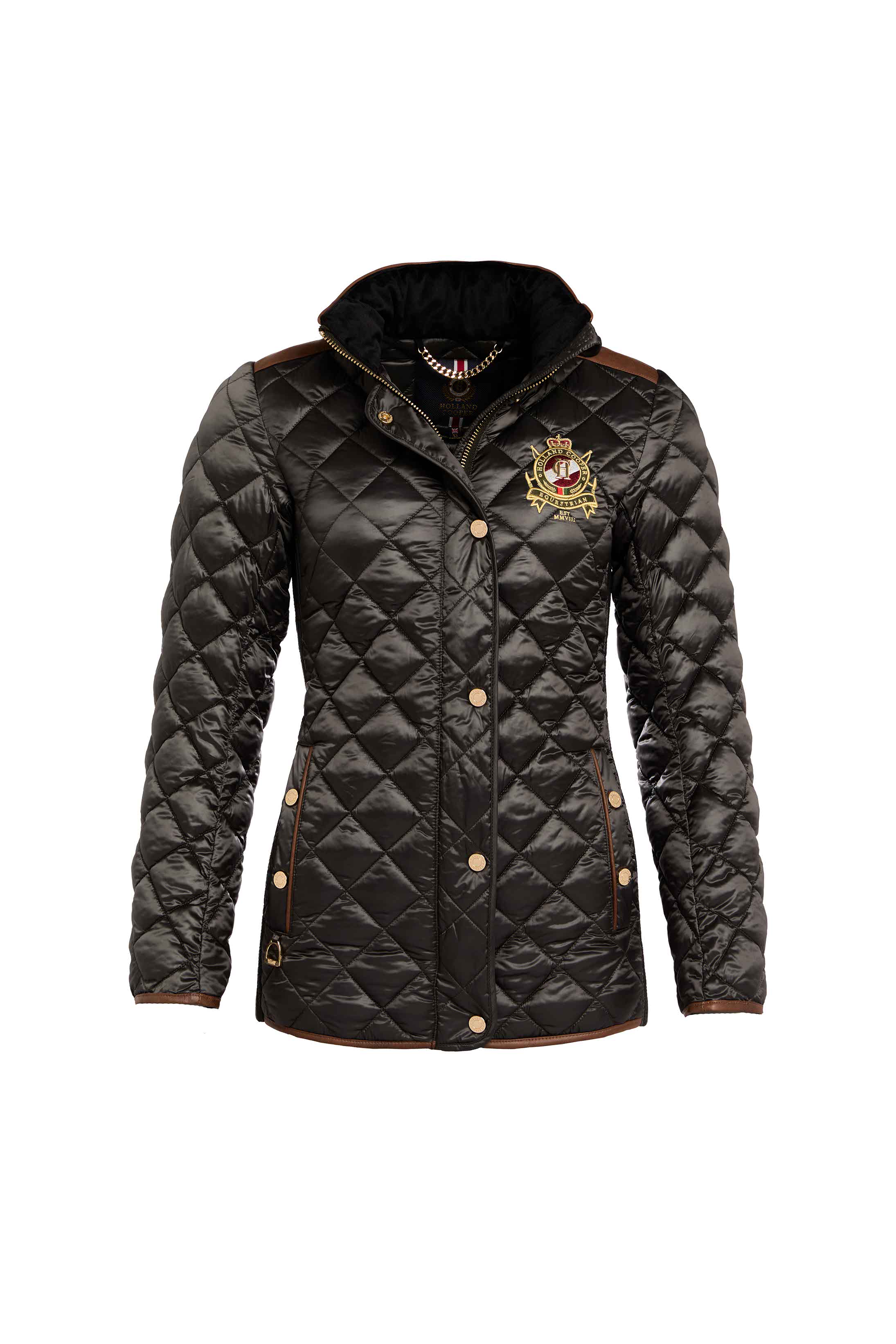 Diamond Quilt Classic Jacket (Khaki)