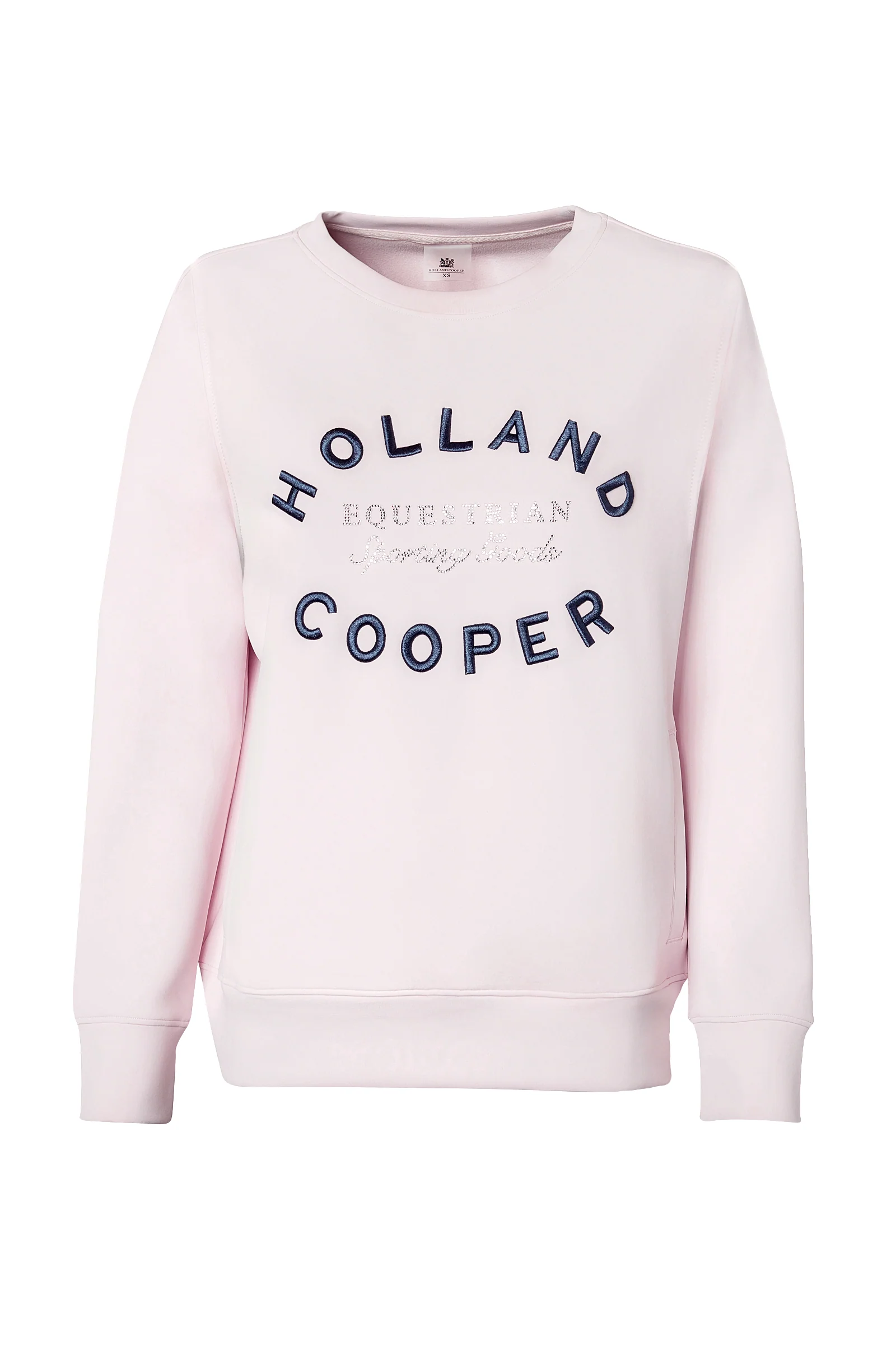 Crystal Crew Neck Sweat (Blush)