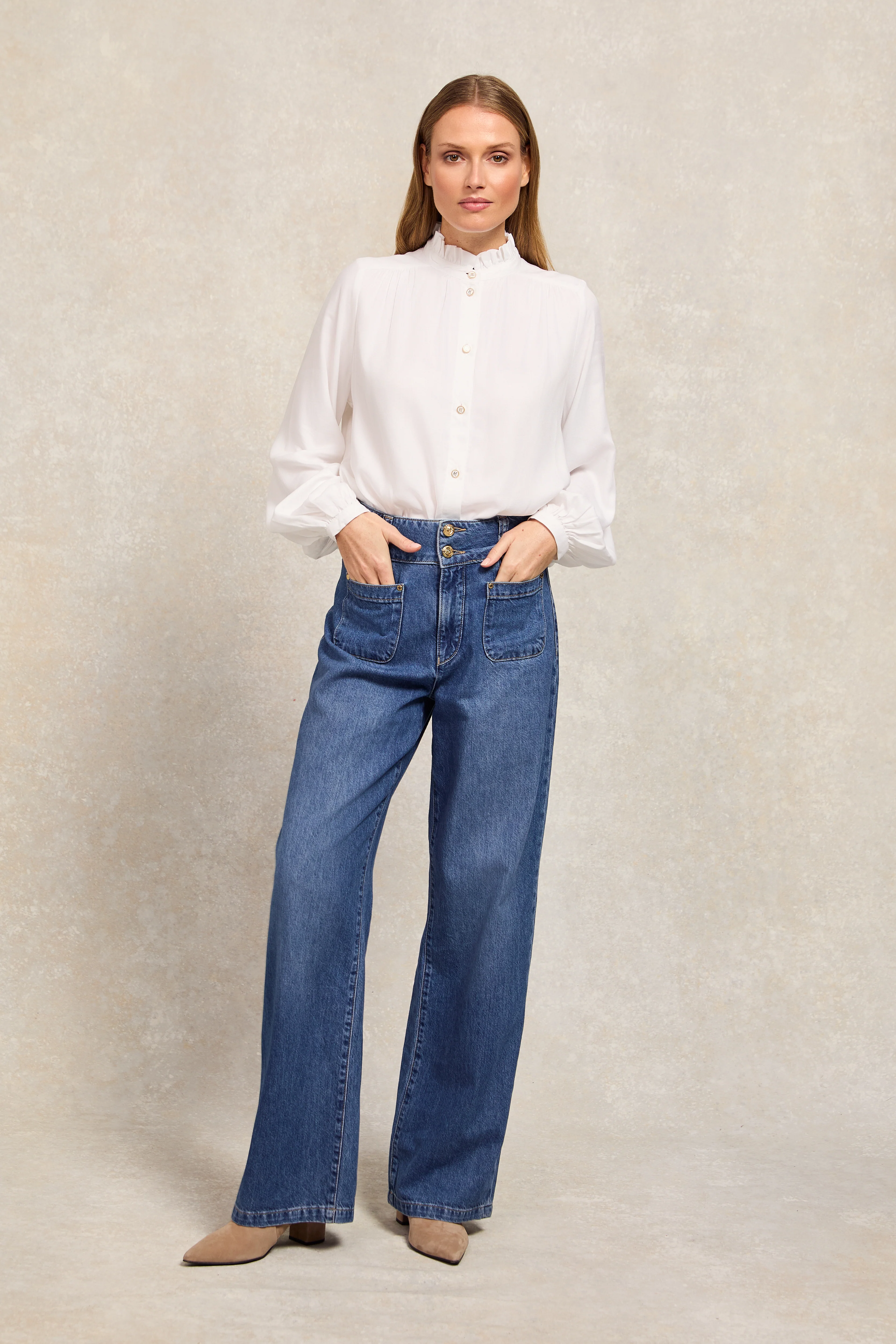 Lilibet Blouse (White)