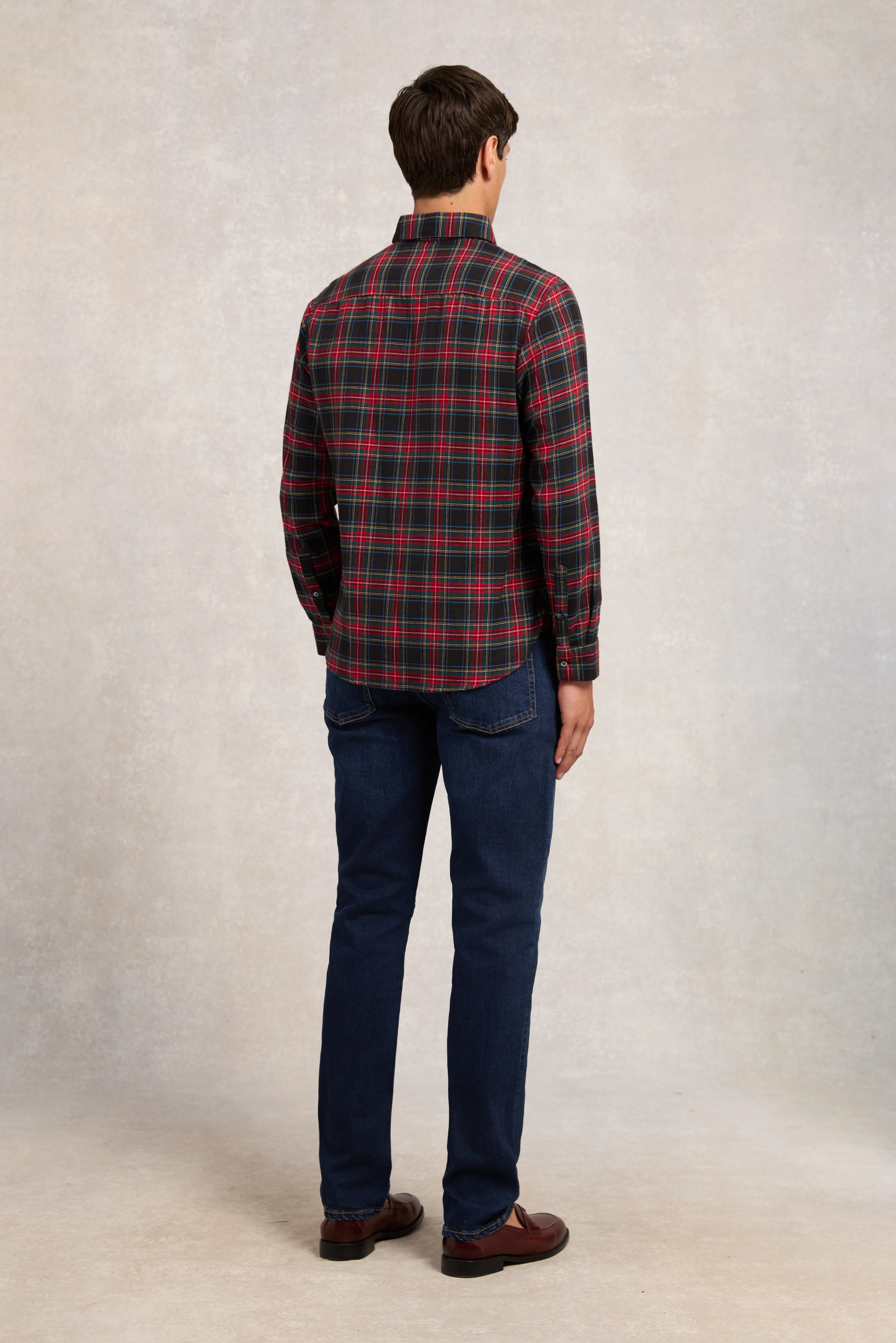 Classic Button Down Shirt (Sandringham Red)