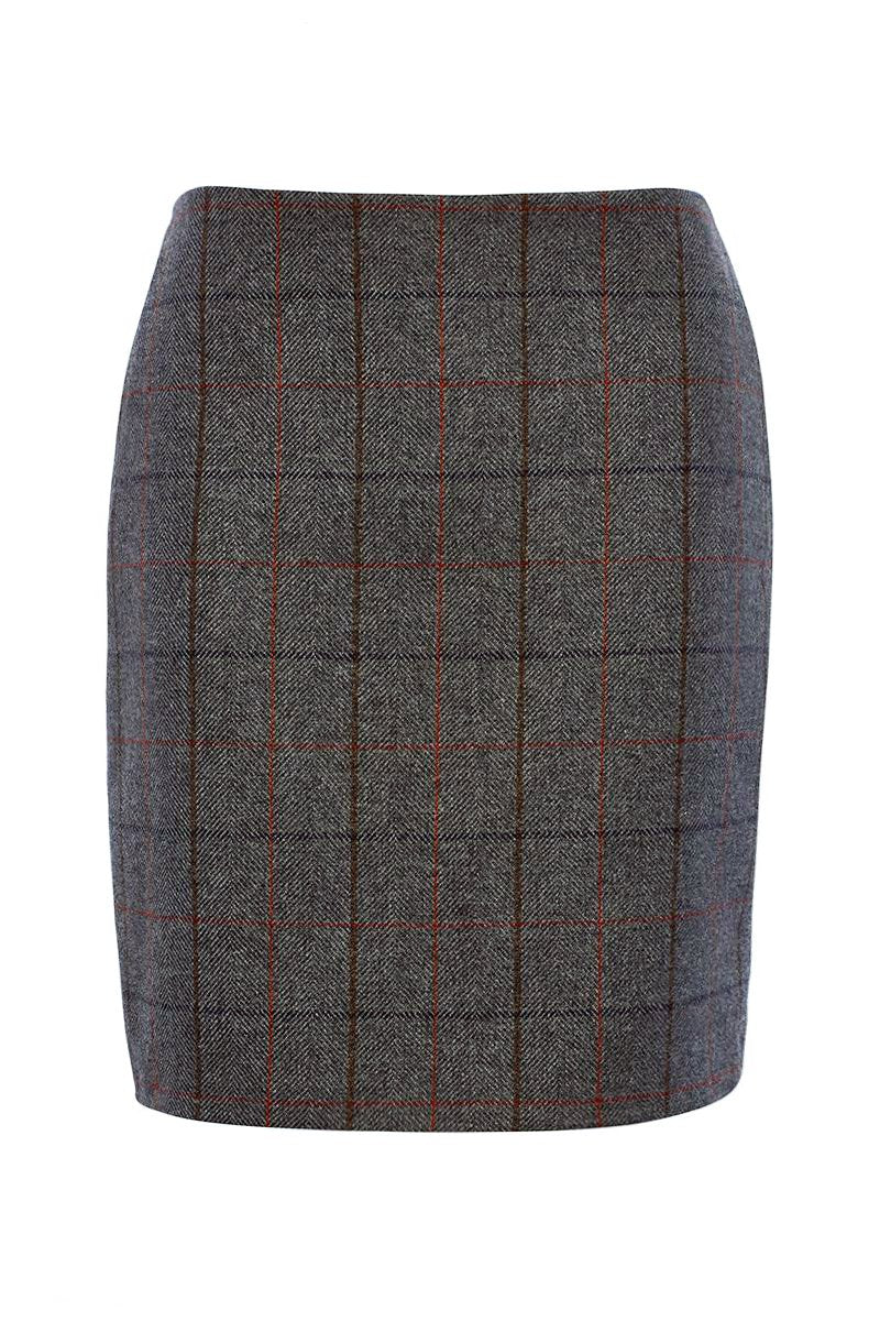 Chelsea Skirt (Mid Blue Check)