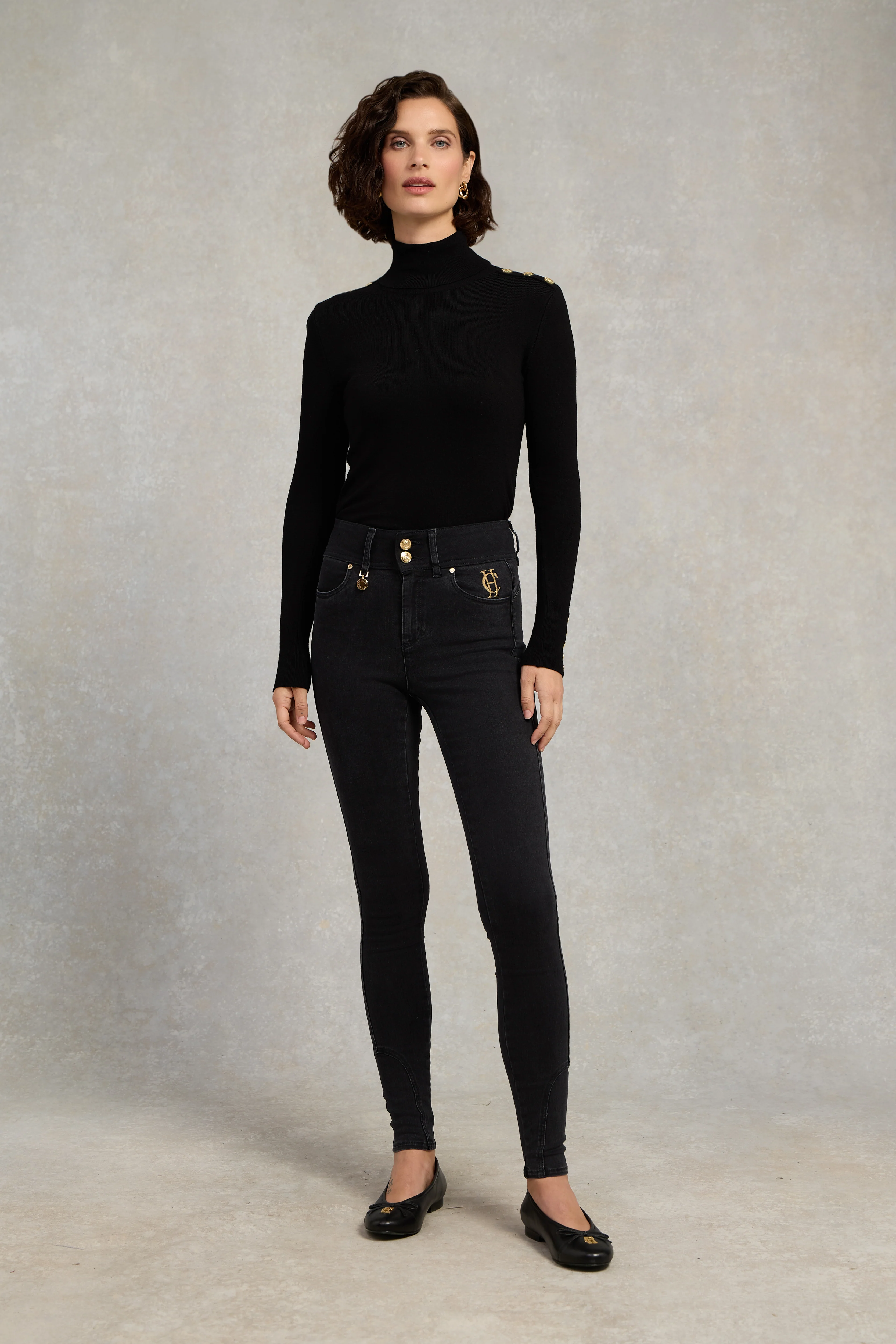 Jodhpur Jean (Washed Black)