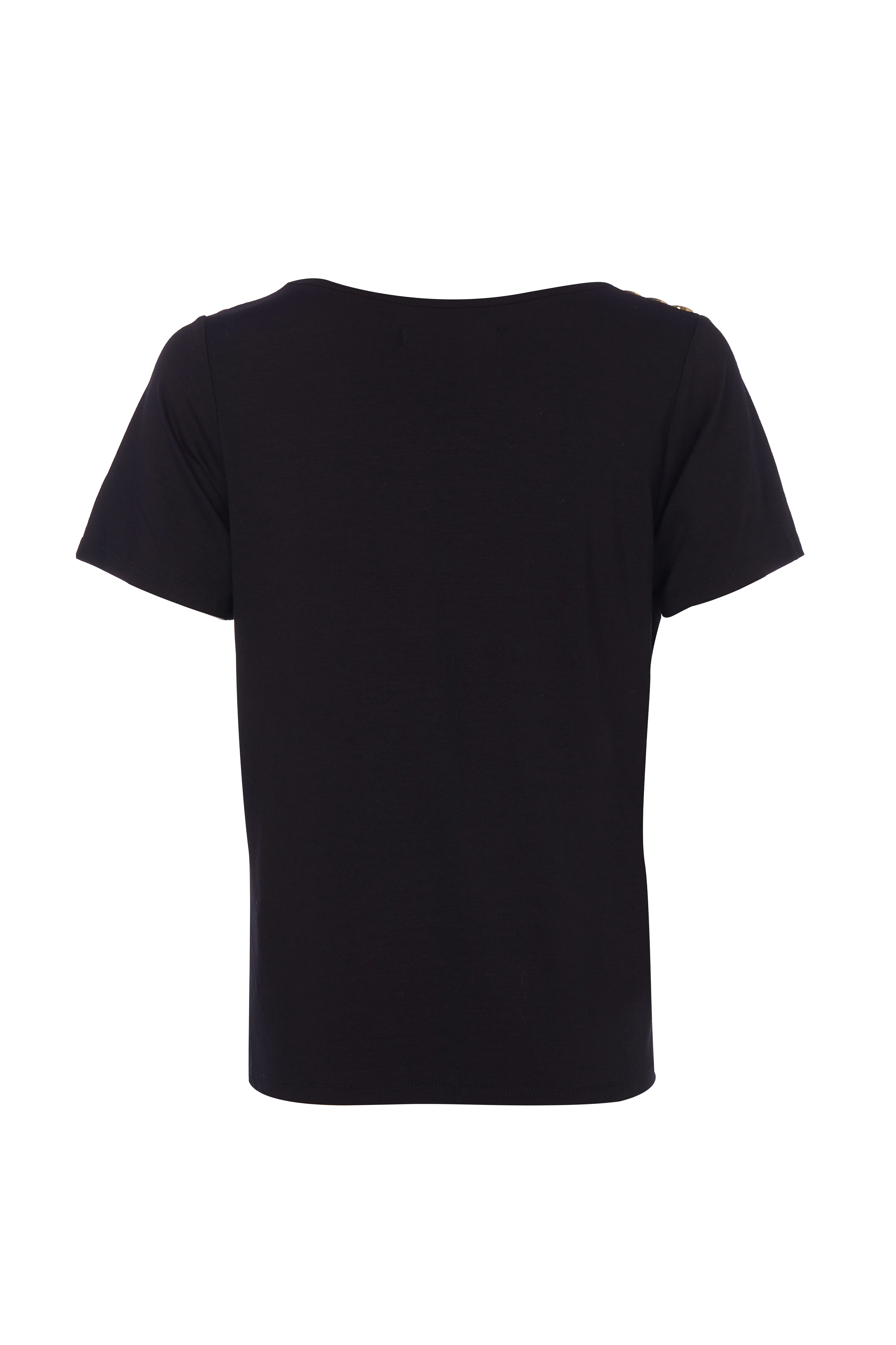 Relax Fit V-Neck Tee (Black)