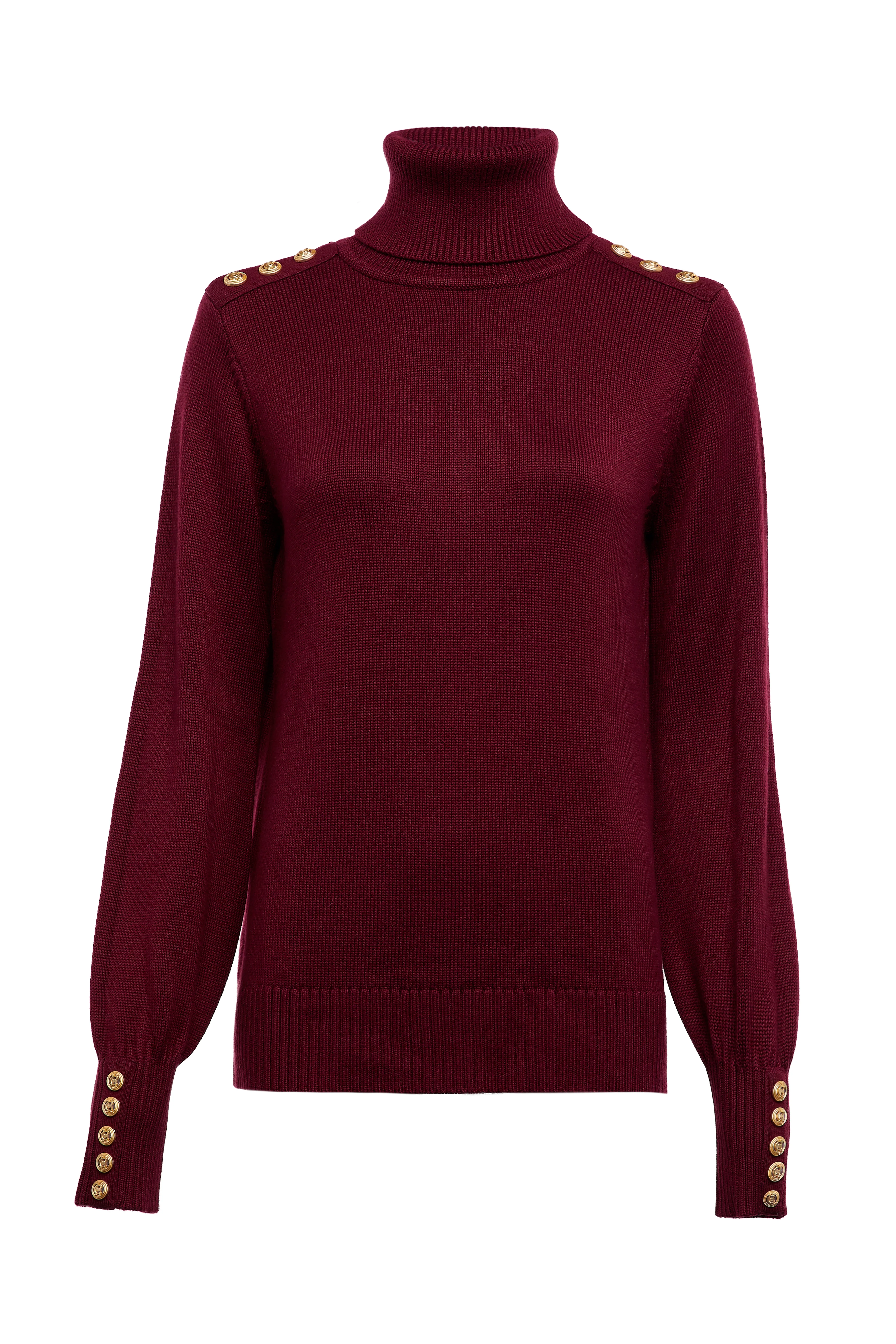 Chamonix Roll Neck Knit (Wine)