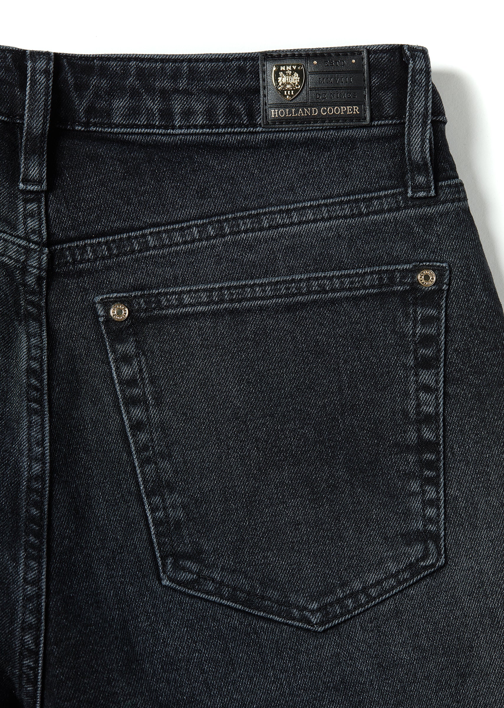 High Rise Slim Jean (Washed Black)