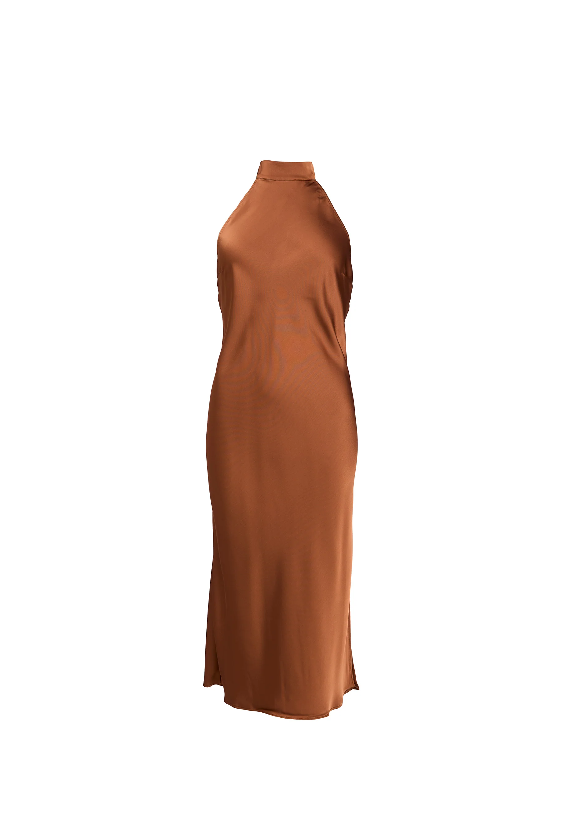 Florence Satin Dress (Copper)