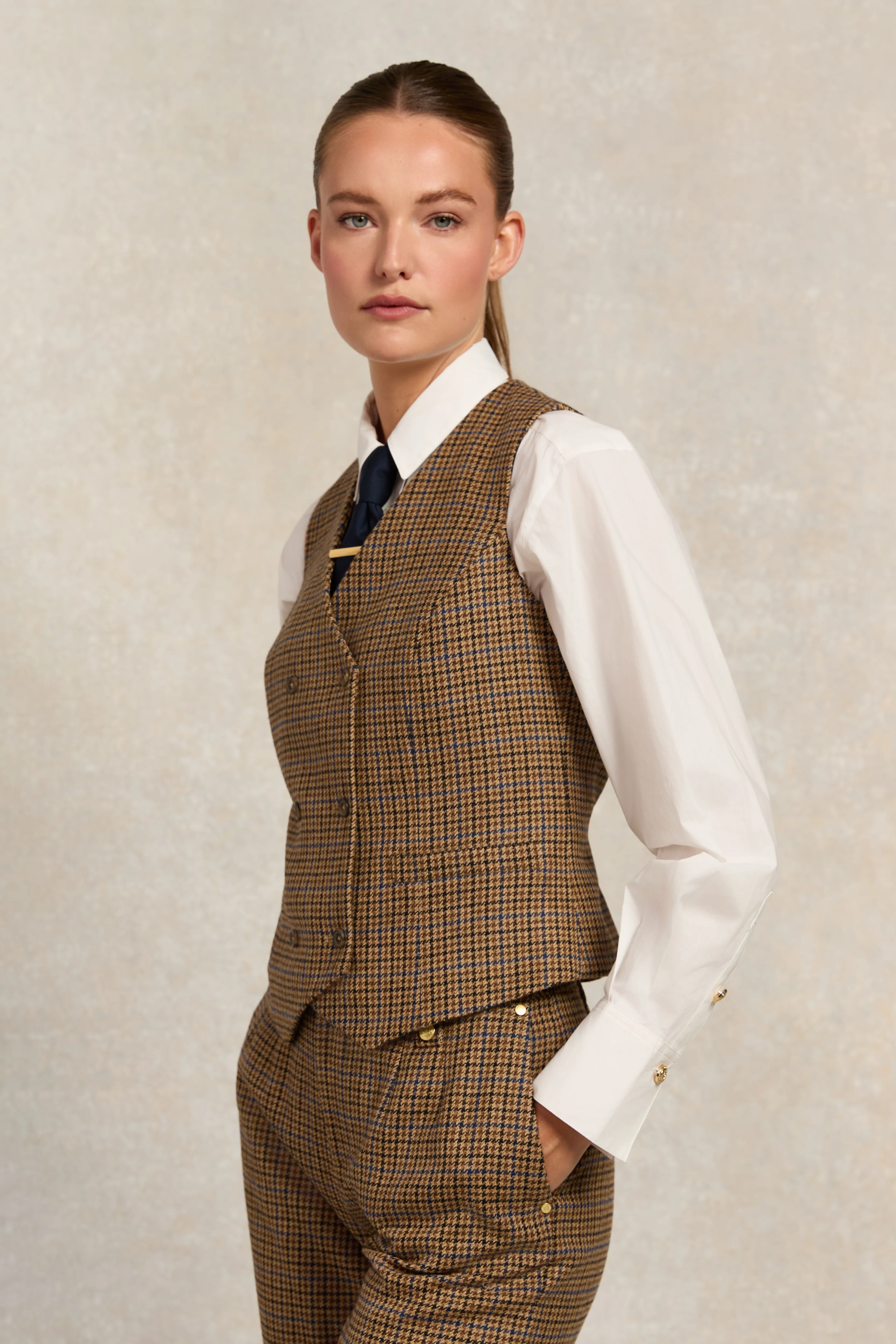 Kensington Waistcoat (Abbot Check Tweed)