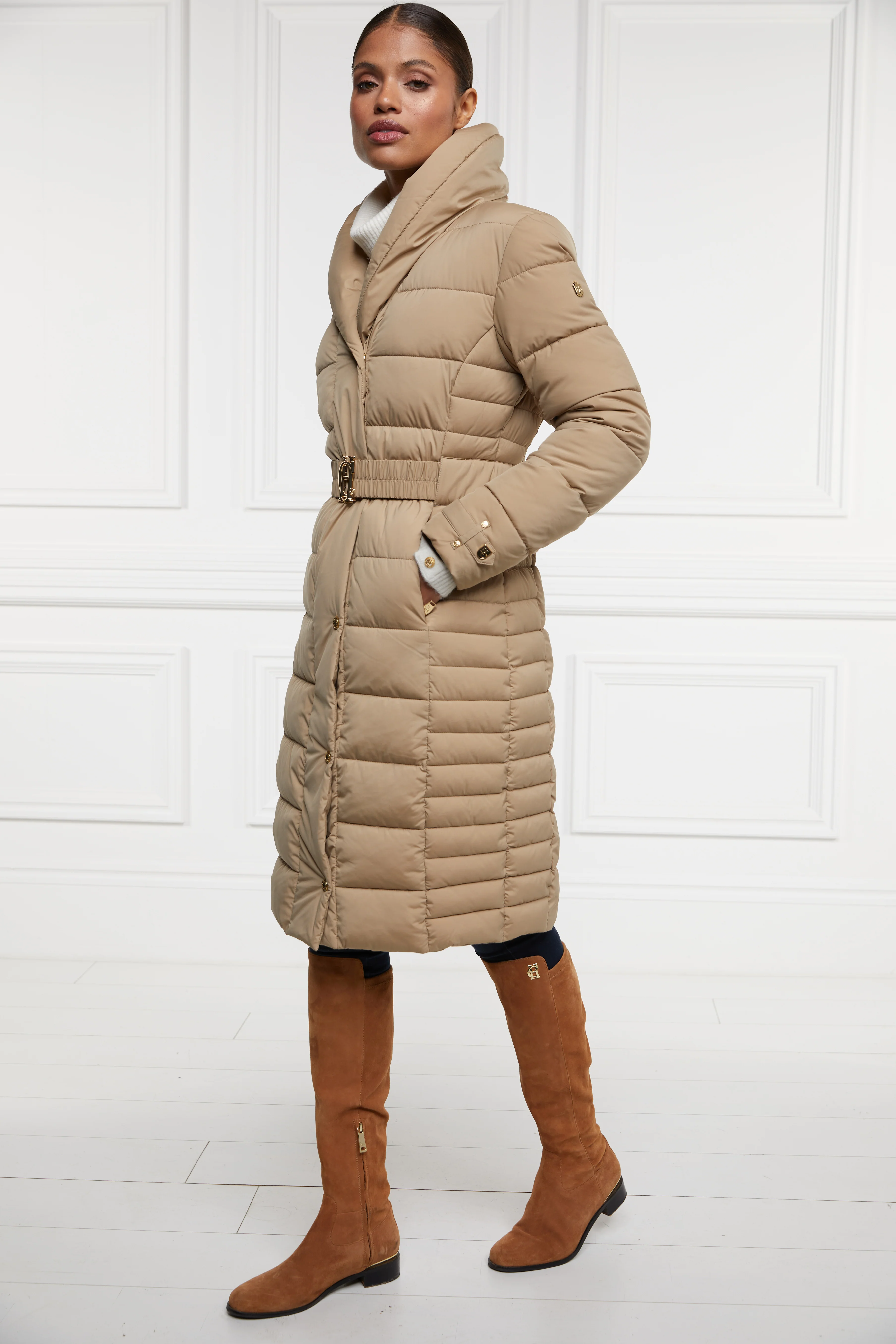 Denver Padded Coat (Champagne)